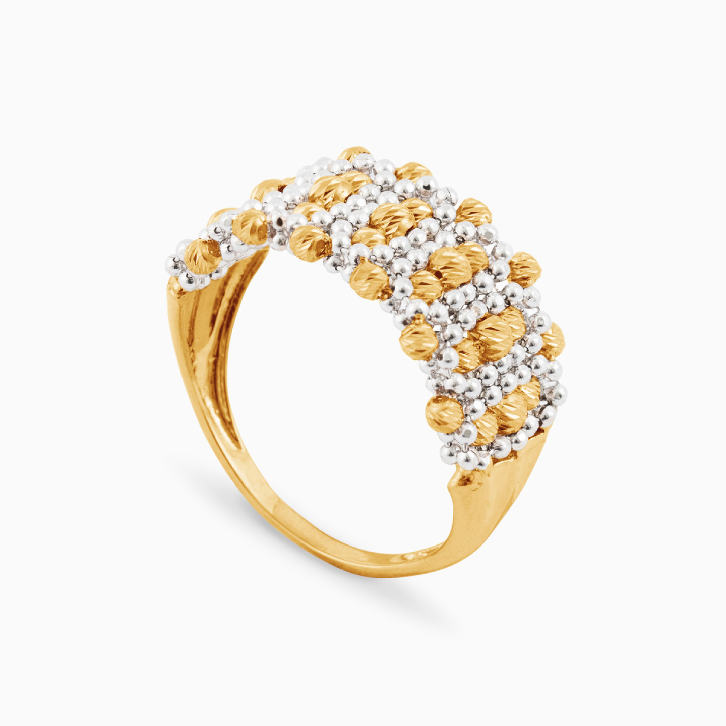 Beaded Ring in 21K Gold - 2 Beaded Ring in 21K Gold - 2