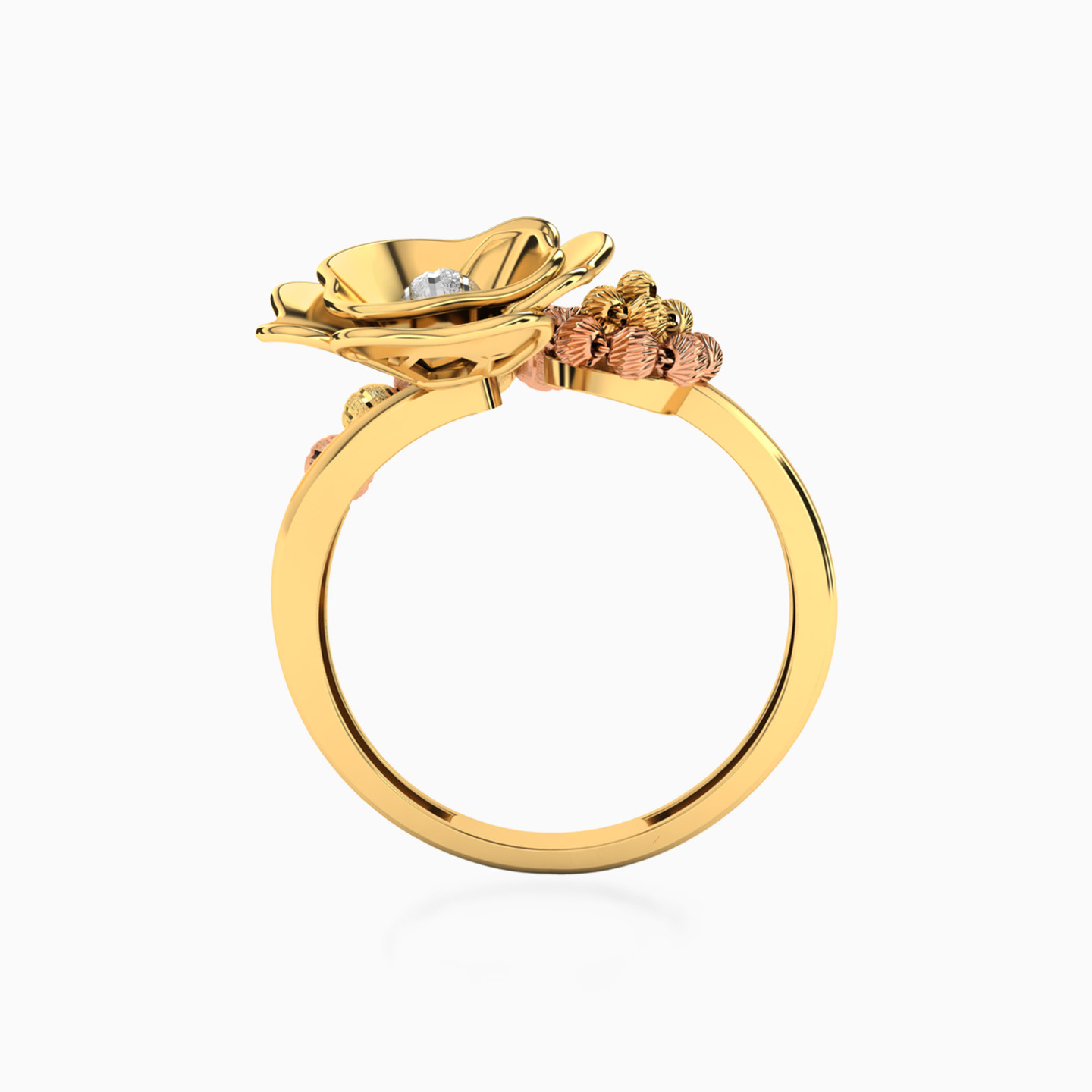 21K Gold Two-headed Ring - 3