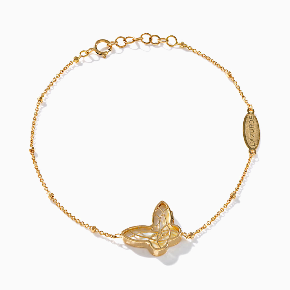Butterfly Chain Bracelet in 18K Gold Butterfly Chain Bracelet in 18K Gold