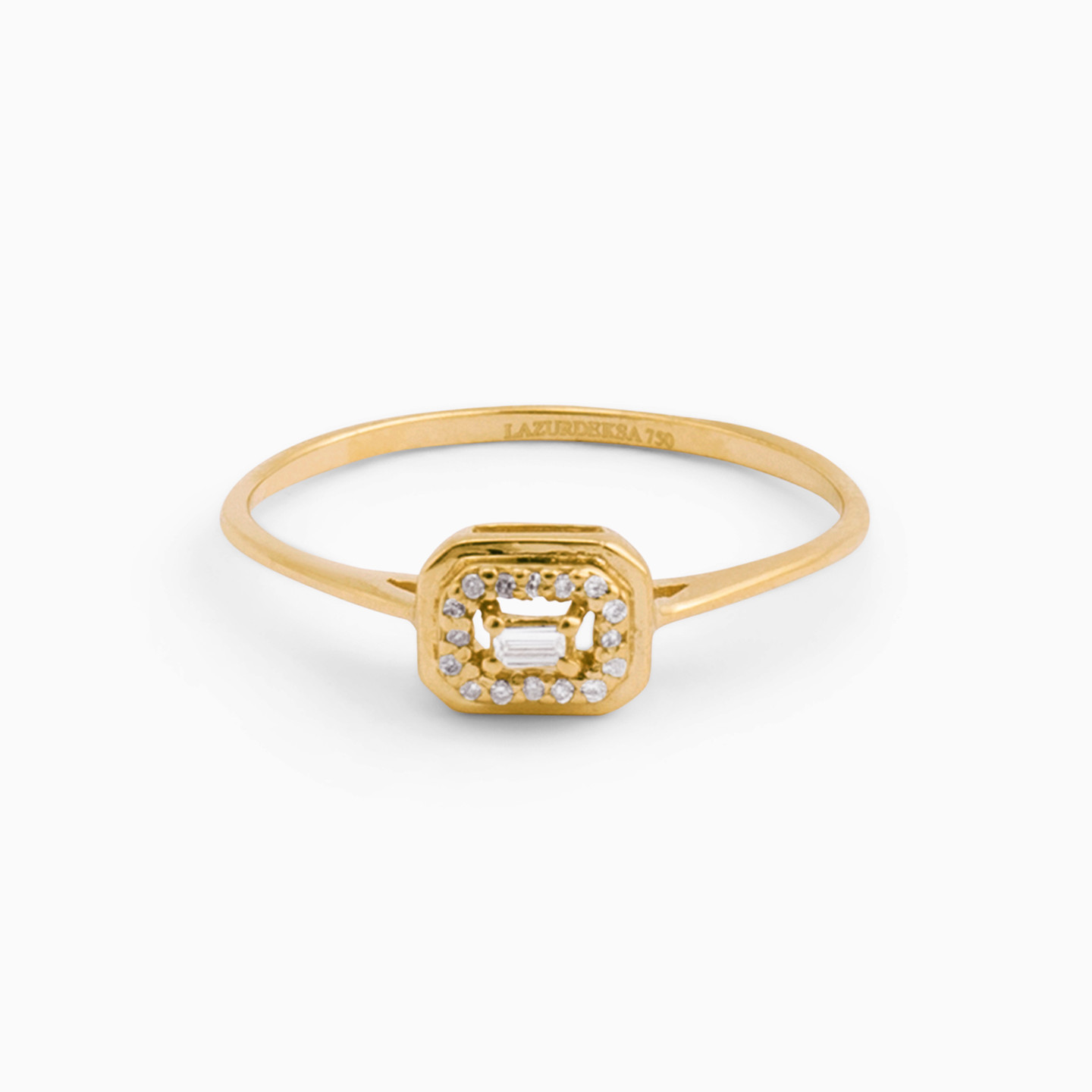 Square Diamond Ring in 18K Gold Square Diamond Ring in 18K Gold