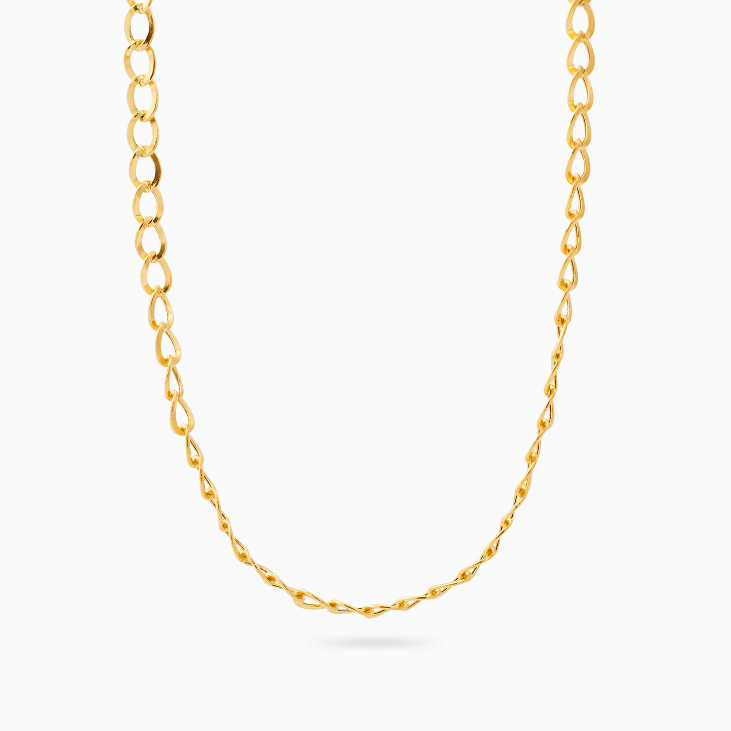 سلسلة ذهب حلقات عيار 18 قيراط سلسلة ذهب حلقات عيار 18 قيراط