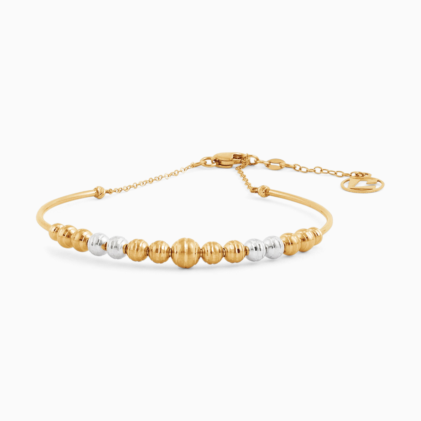 Beaded Chain Bracelet in 18K Gold Beaded Chain Bracelet in 18K Gold