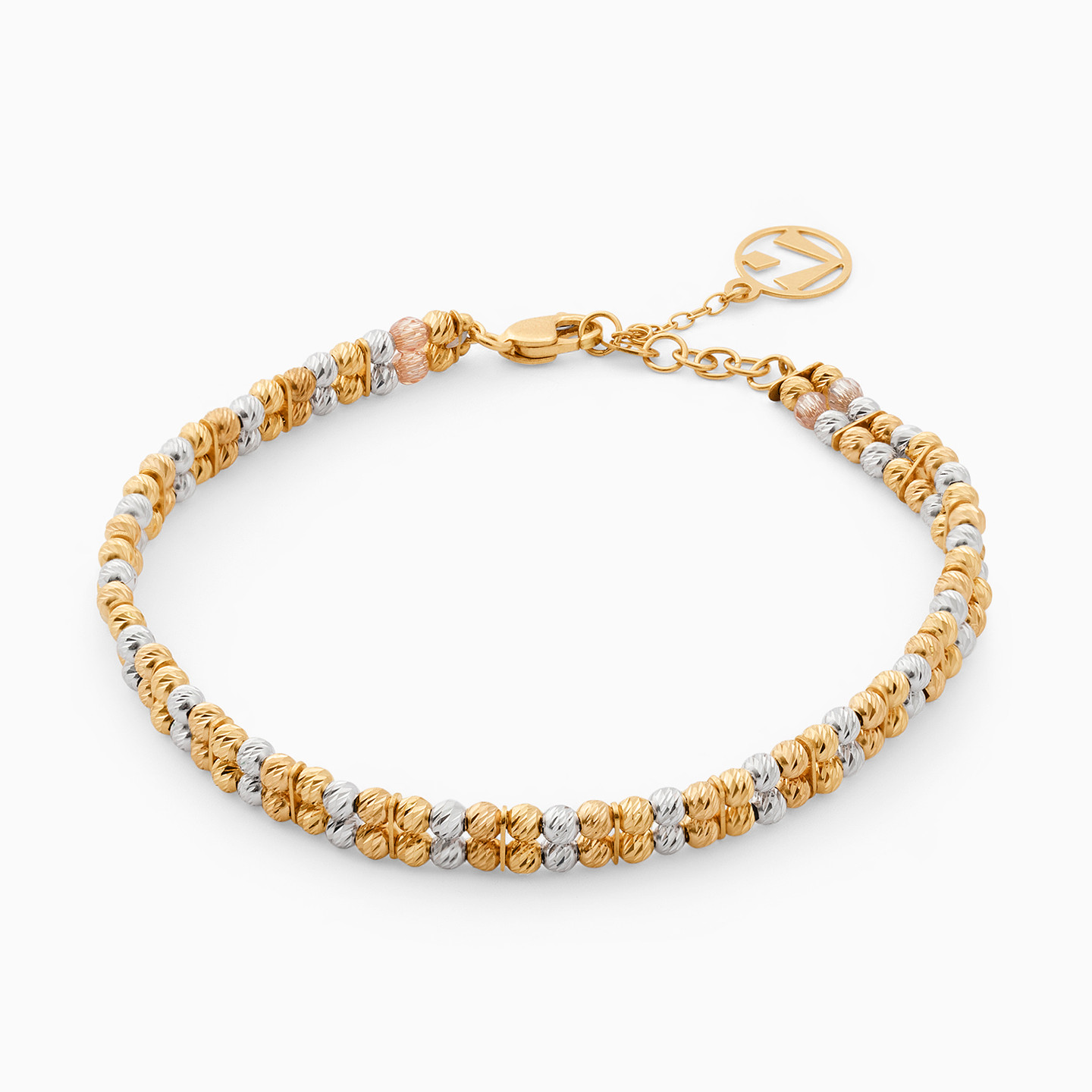 Beaded Chain Bracelet in 21K Gold - 2 Beaded Chain Bracelet in 21K Gold - 2
