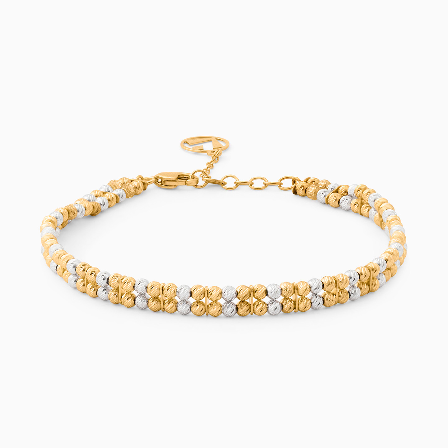 Beaded Chain Bracelet in 21K Gold Beaded Chain Bracelet in 21K Gold
