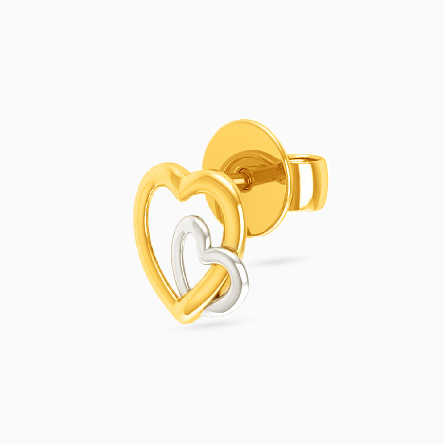 18K Gold Stud Earrings - 3