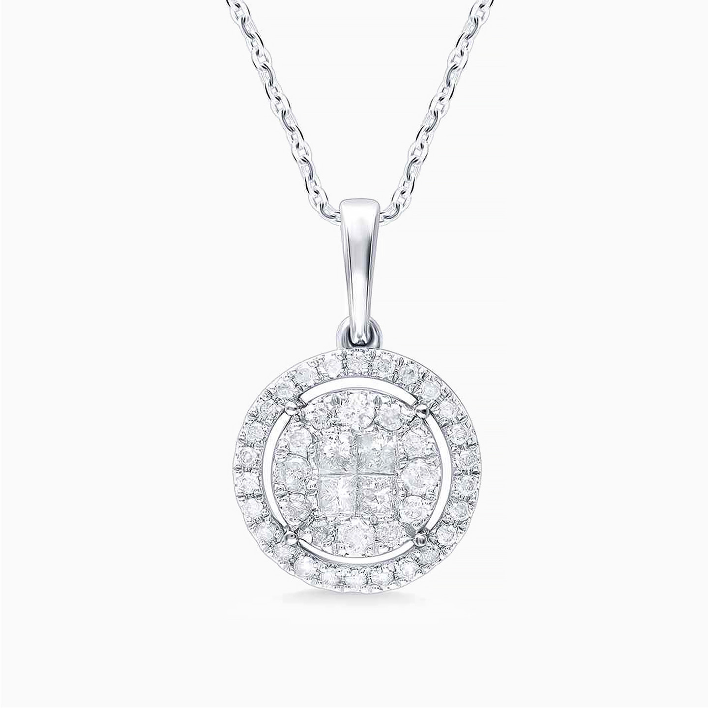 دلاية ذهب دائري عيار 18 قيراط مزينة بالألماس دلاية ذهب دائري عيار 18 قيراط مزينة بالألماس