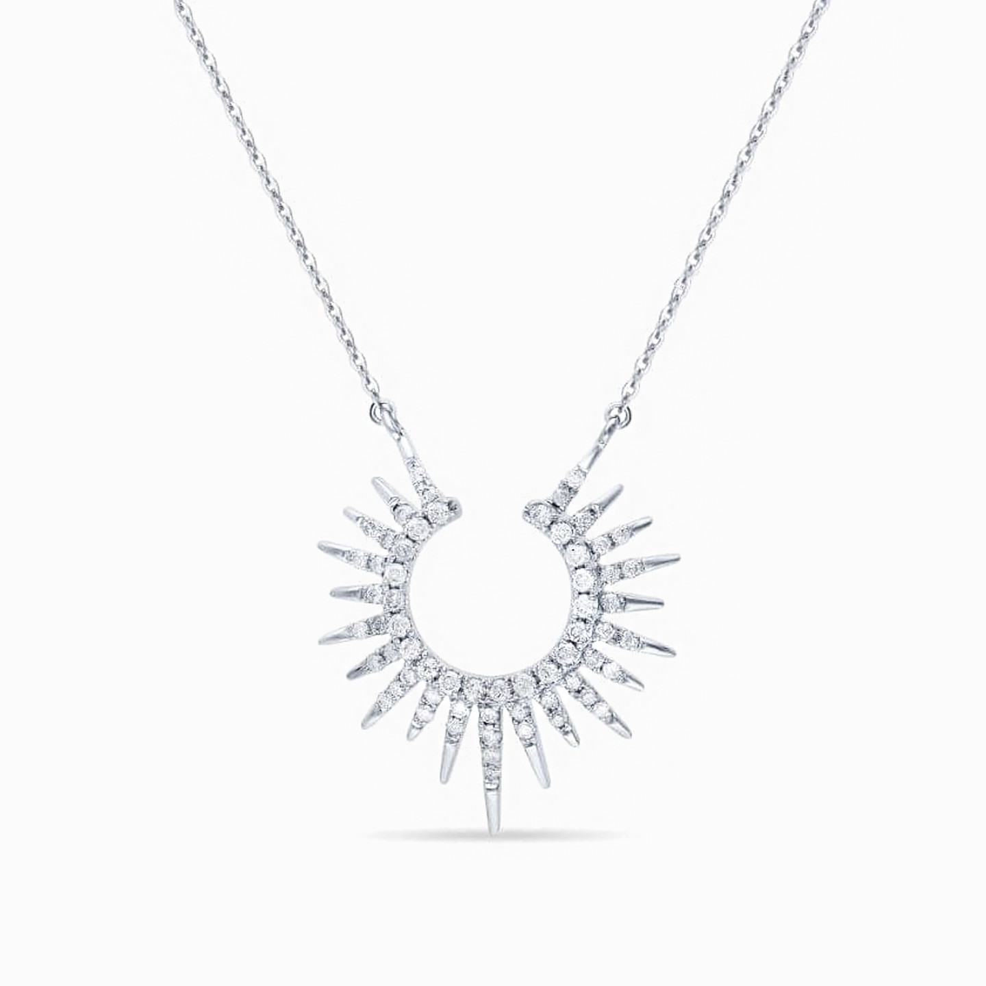 Sunshine Diamond Necklace in 18K Gold Sunshine Diamond Necklace in 18K Gold