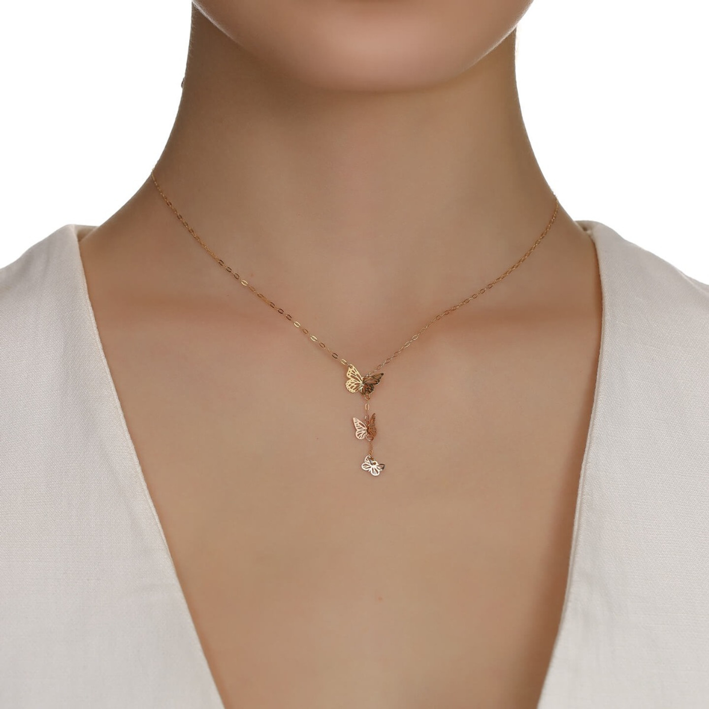 18K Gold Chain Necklace - 2