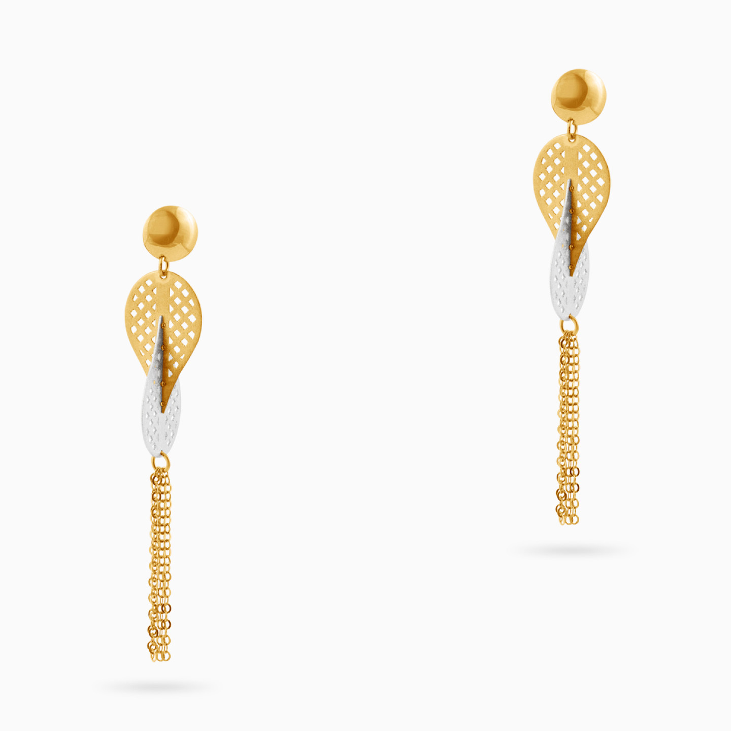 21K Gold Drop Earrings