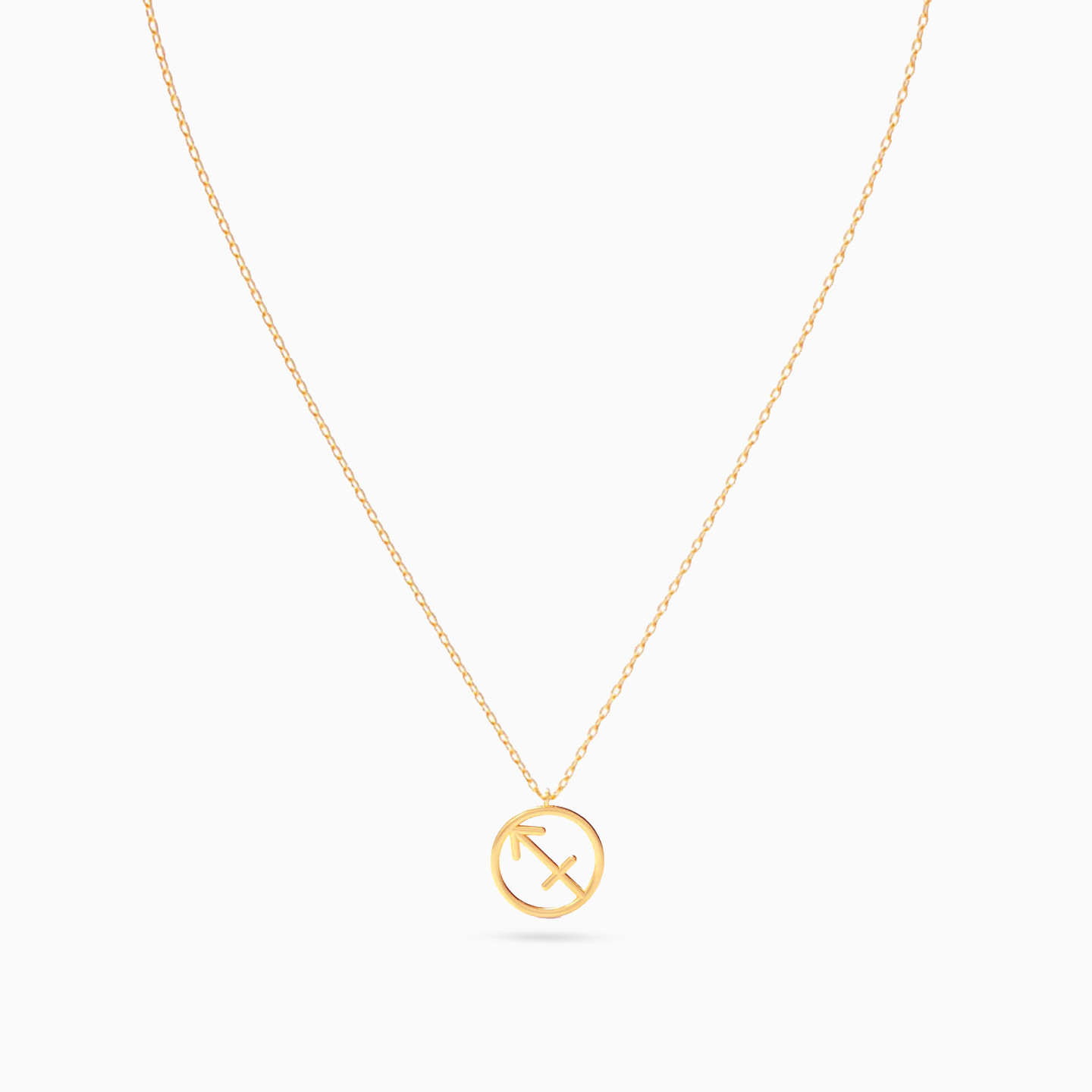 Sagittarius Necklace In 18K Gold - 3 Sagittarius Necklace In 18K Gold - 3