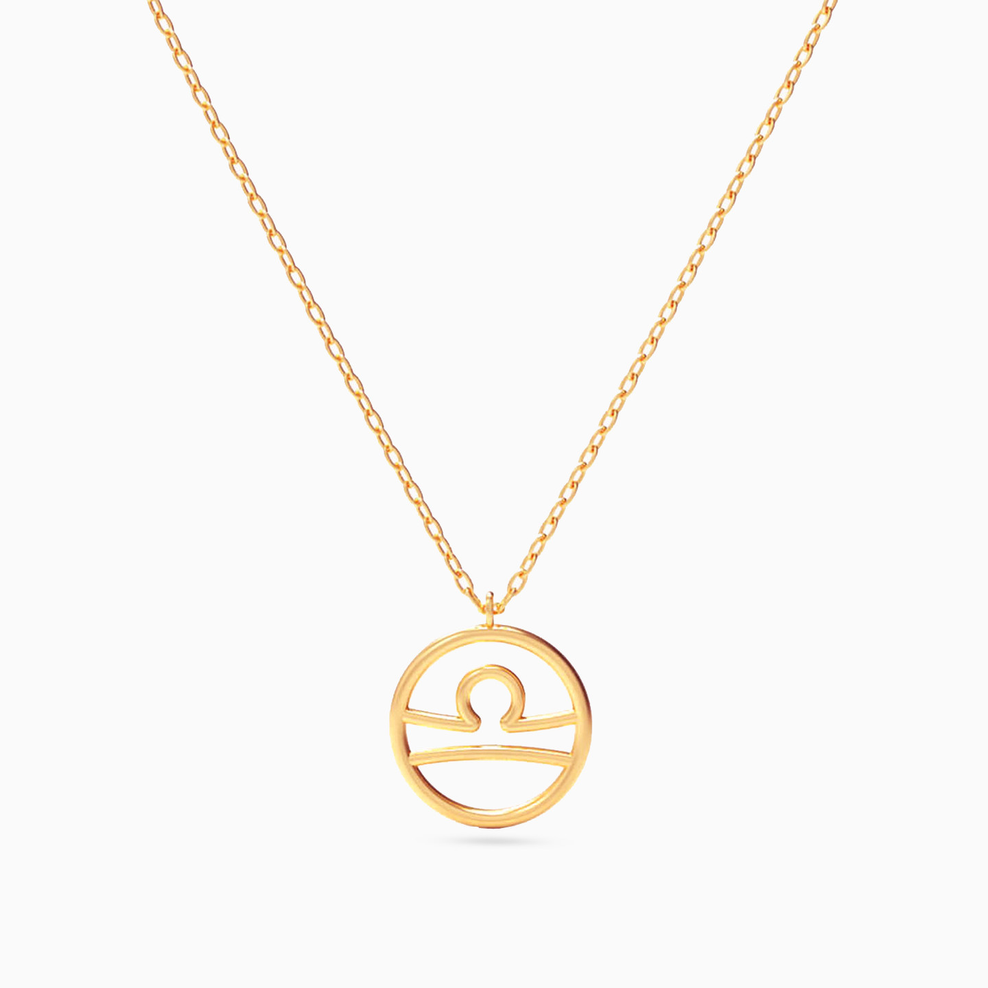 Libra Necklace In 18K Gold Libra Necklace In 18K Gold