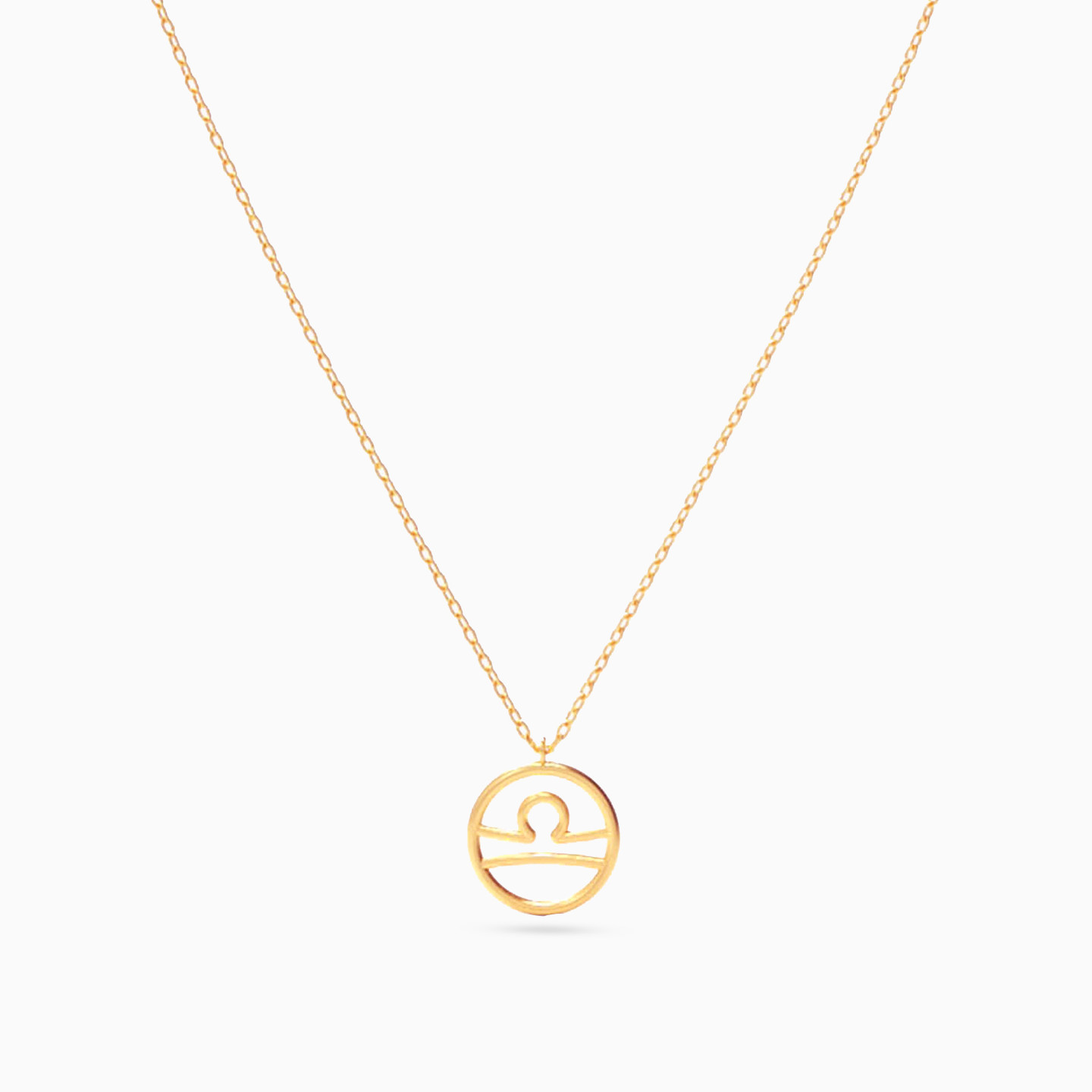Libra Necklace In 18K Gold - 3 Libra Necklace In 18K Gold - 3