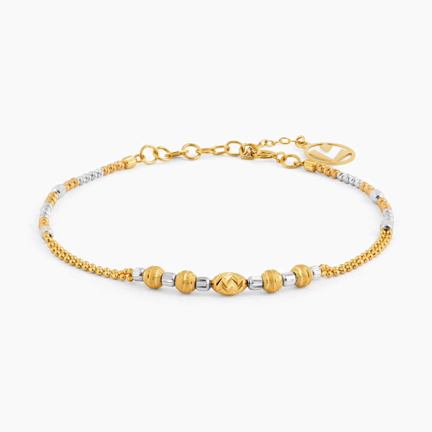 Beaded Chain Bracelet in 18K Gold Beaded Chain Bracelet in 18K Gold