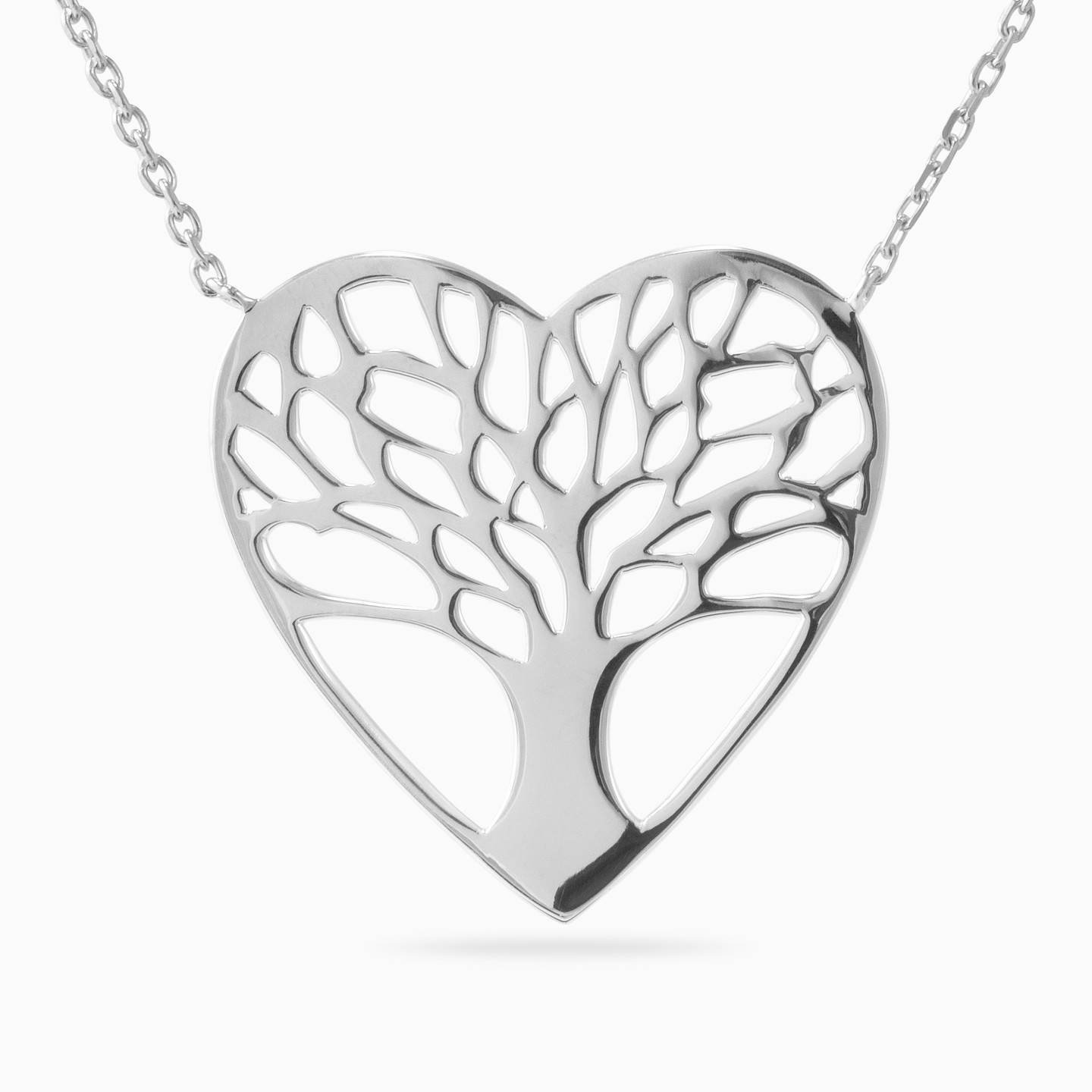 Heart Sterling Silver Necklace