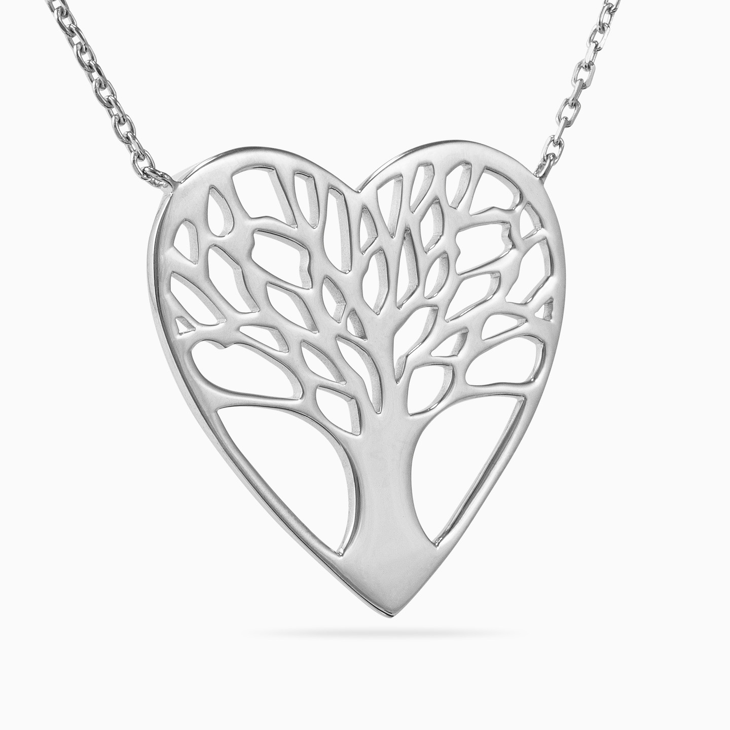 Heart Sterling Silver Necklace - 2