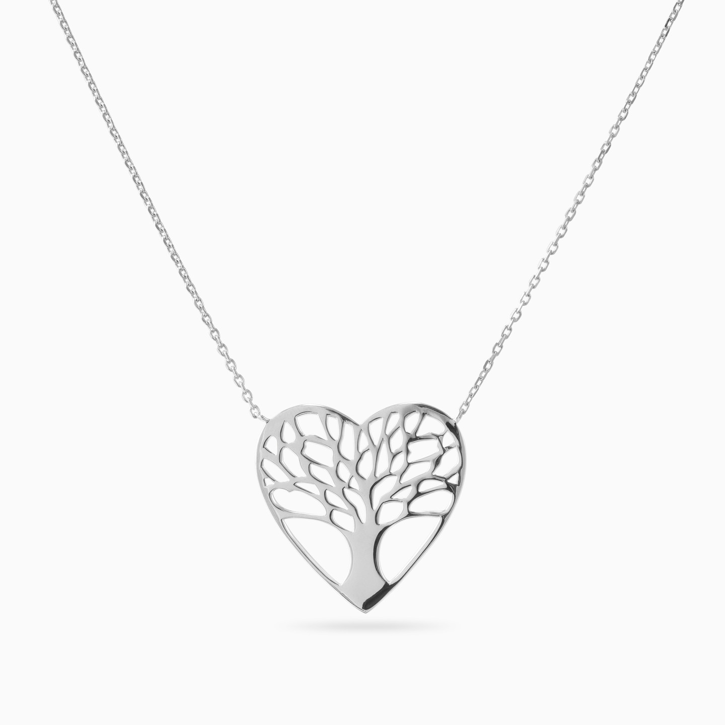 Heart Sterling Silver Necklace - 3