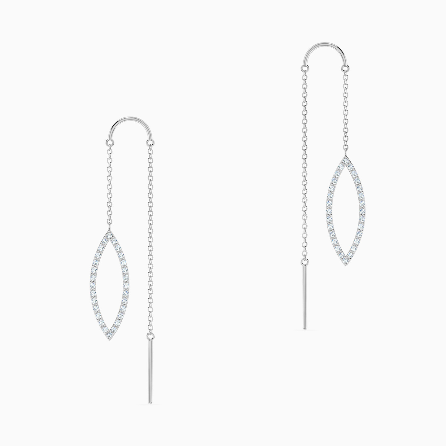 Marquise Diamond Drop Earrings in 18K Gold Marquise Diamond Drop Earrings in 18K Gold