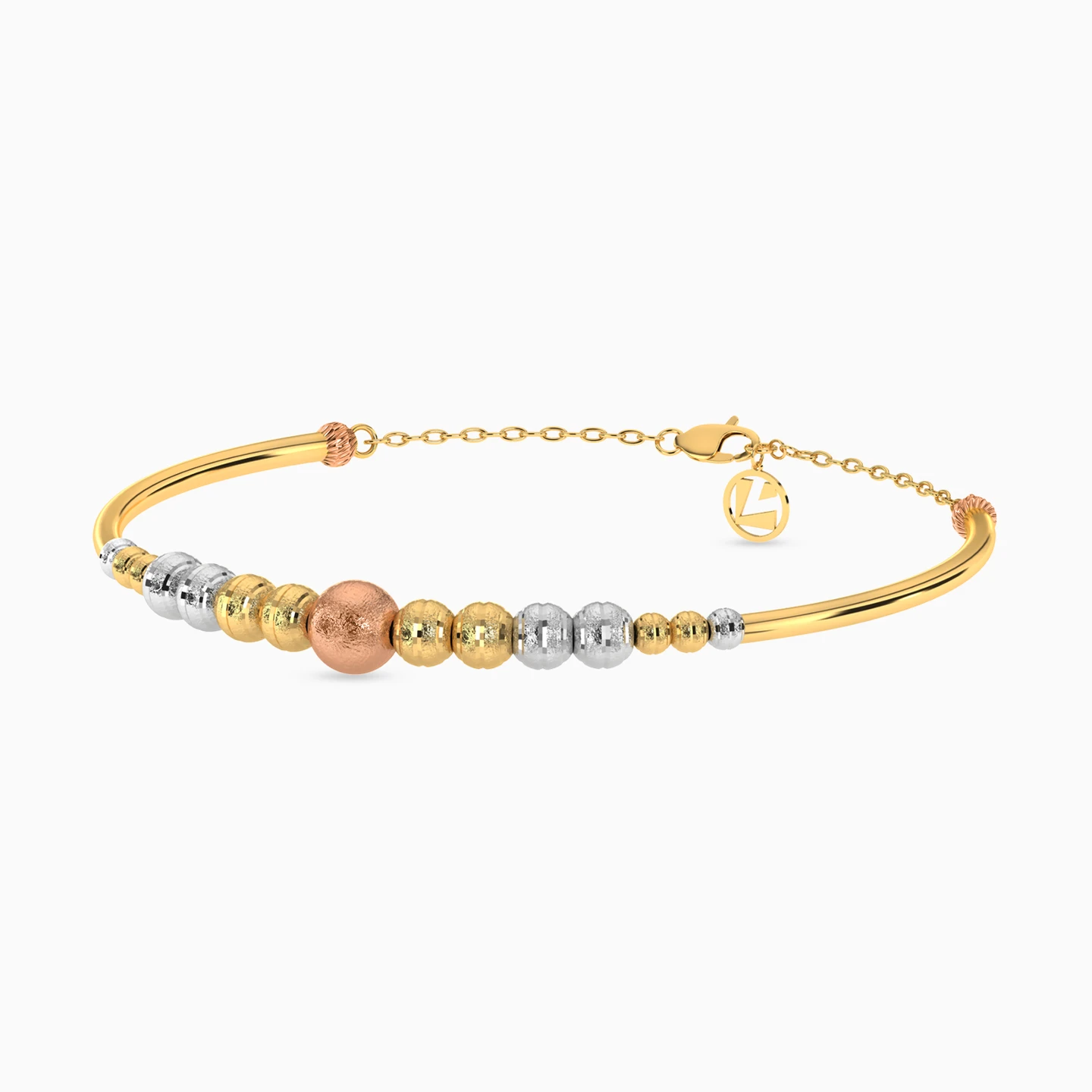 Beaded Chain Bracelet in 18K Gold - 2 Beaded Chain Bracelet in 18K Gold - 2