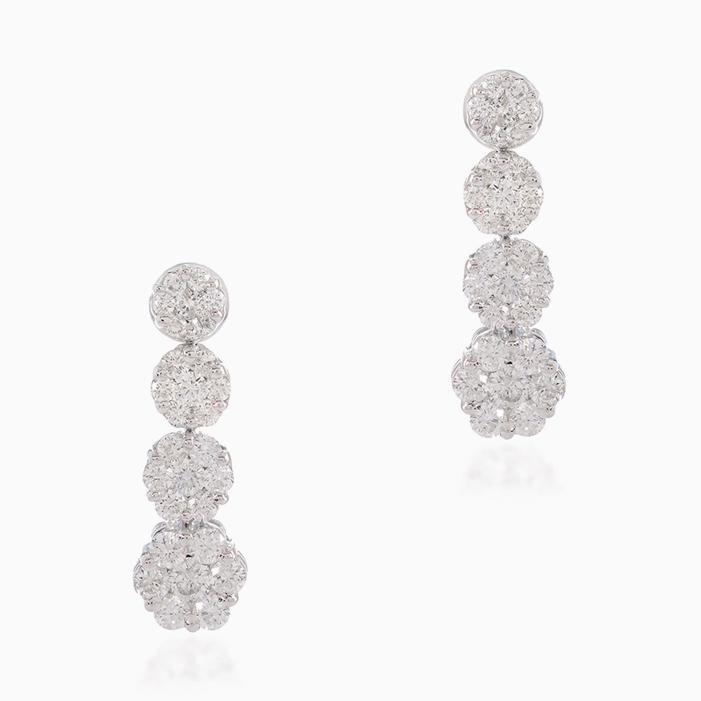 Circle Diamond Full Set in 18K Gold (4 Pieces) - 5 Circle Diamond Full Set in 18K Gold (4 Pieces) - 5