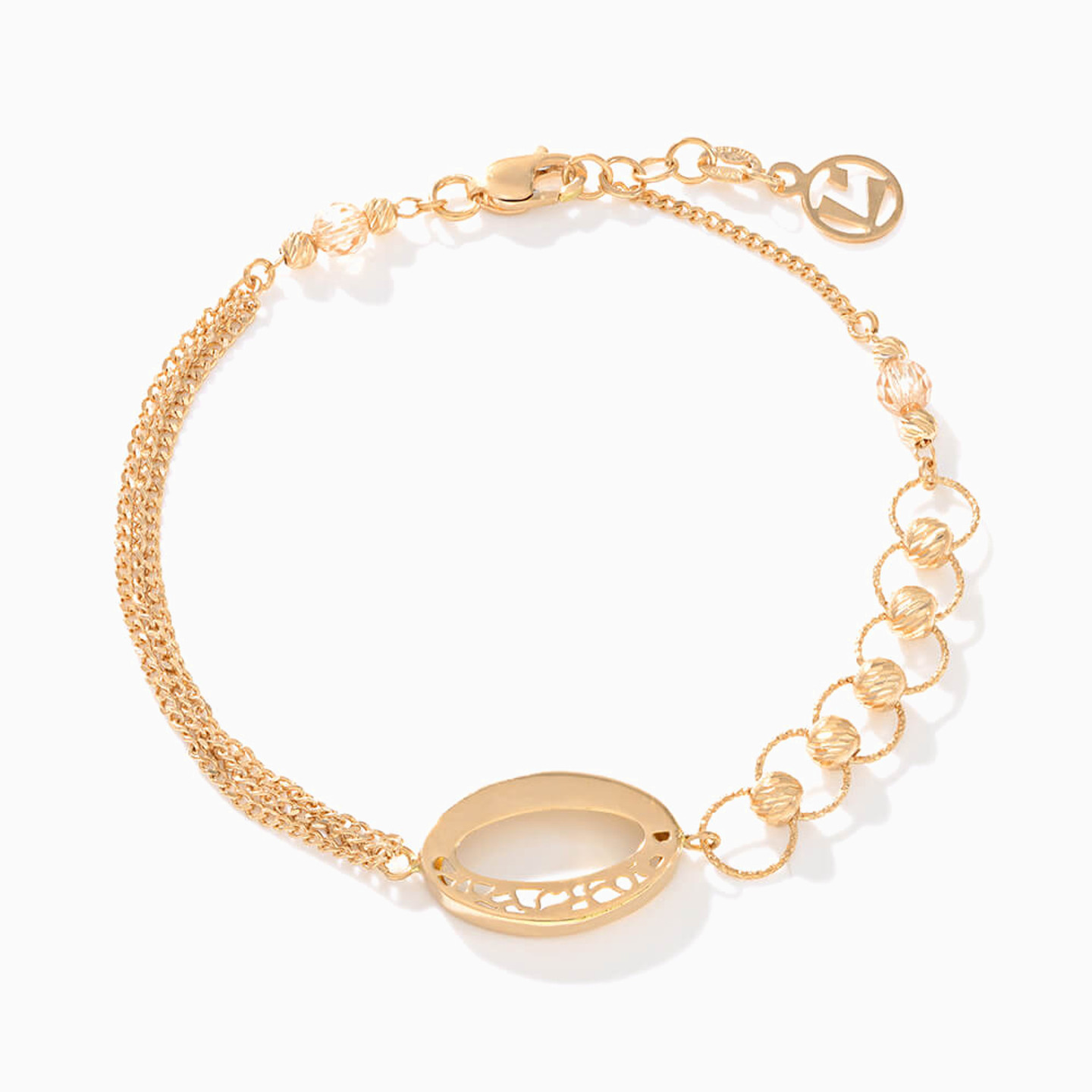 21K Gold Chain Bracelet