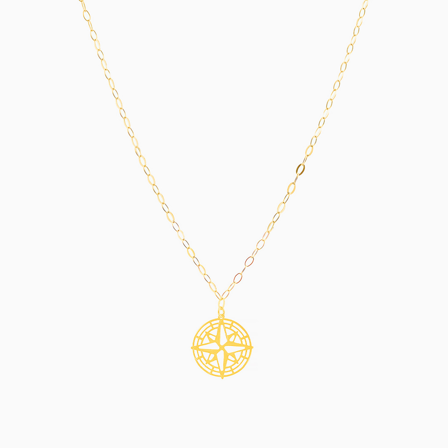 Kids Circle Necklace in 18K Gold - 3