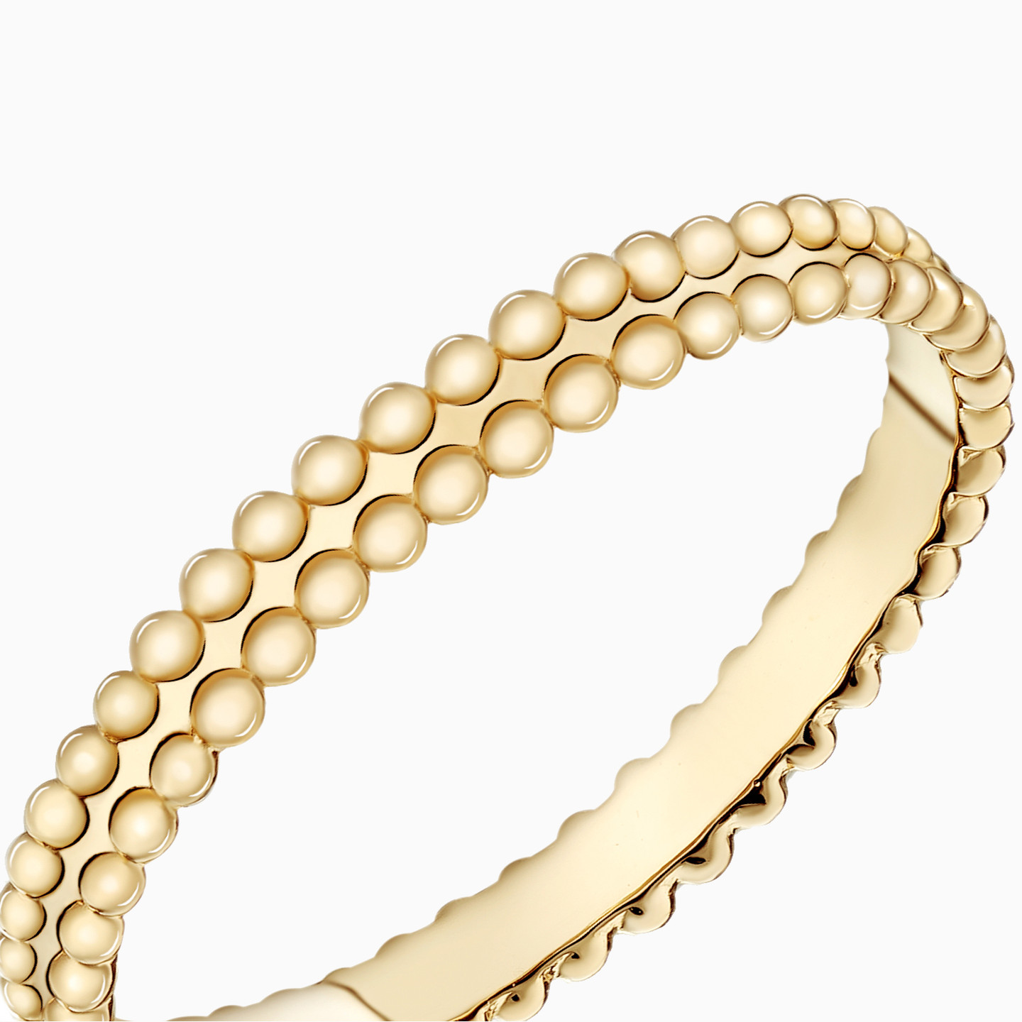 Textured Gold Plated Eternity Ring - 3