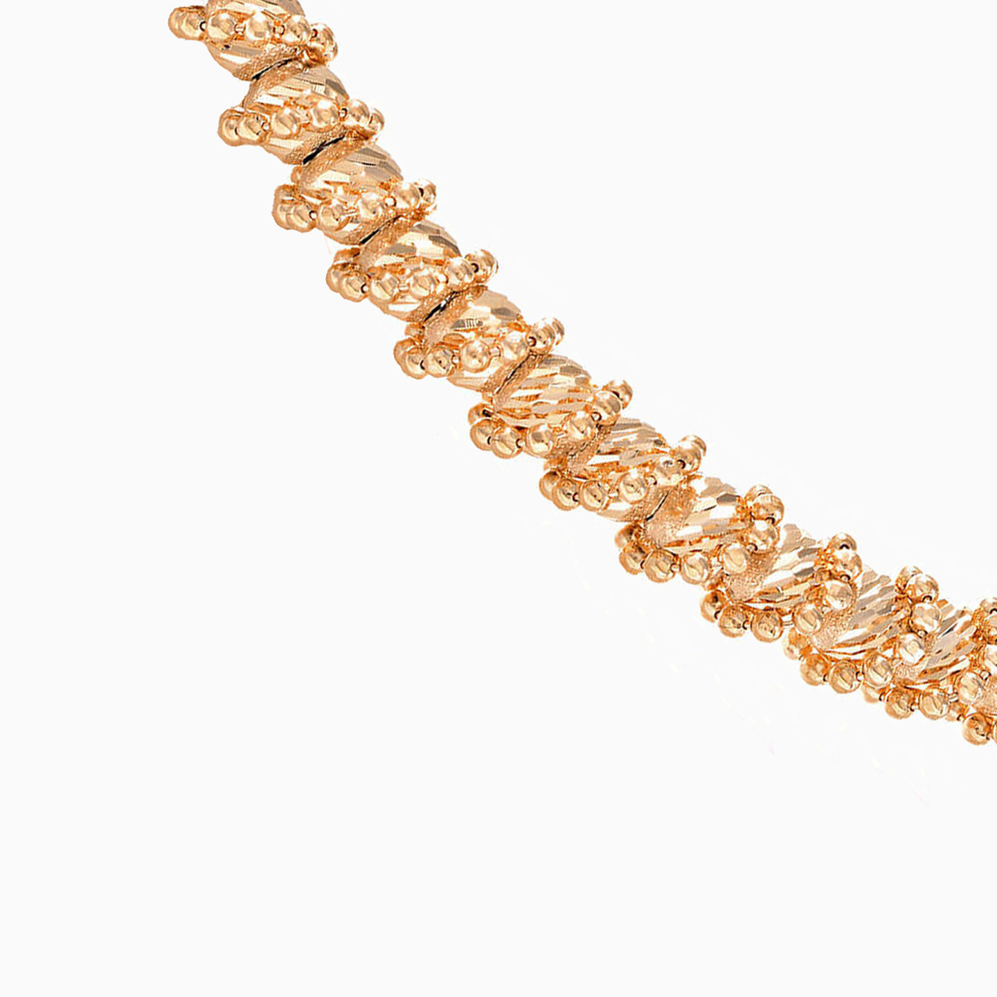 21K Gold Chain Bracelet - 2