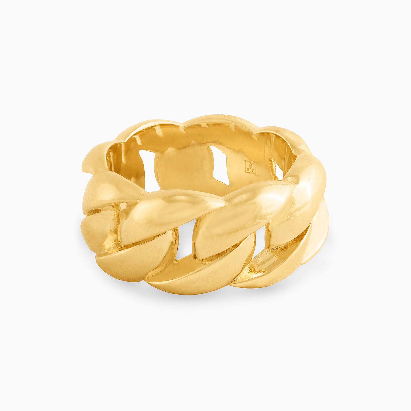Link Gold Plated Ring Link Gold Plated Ring