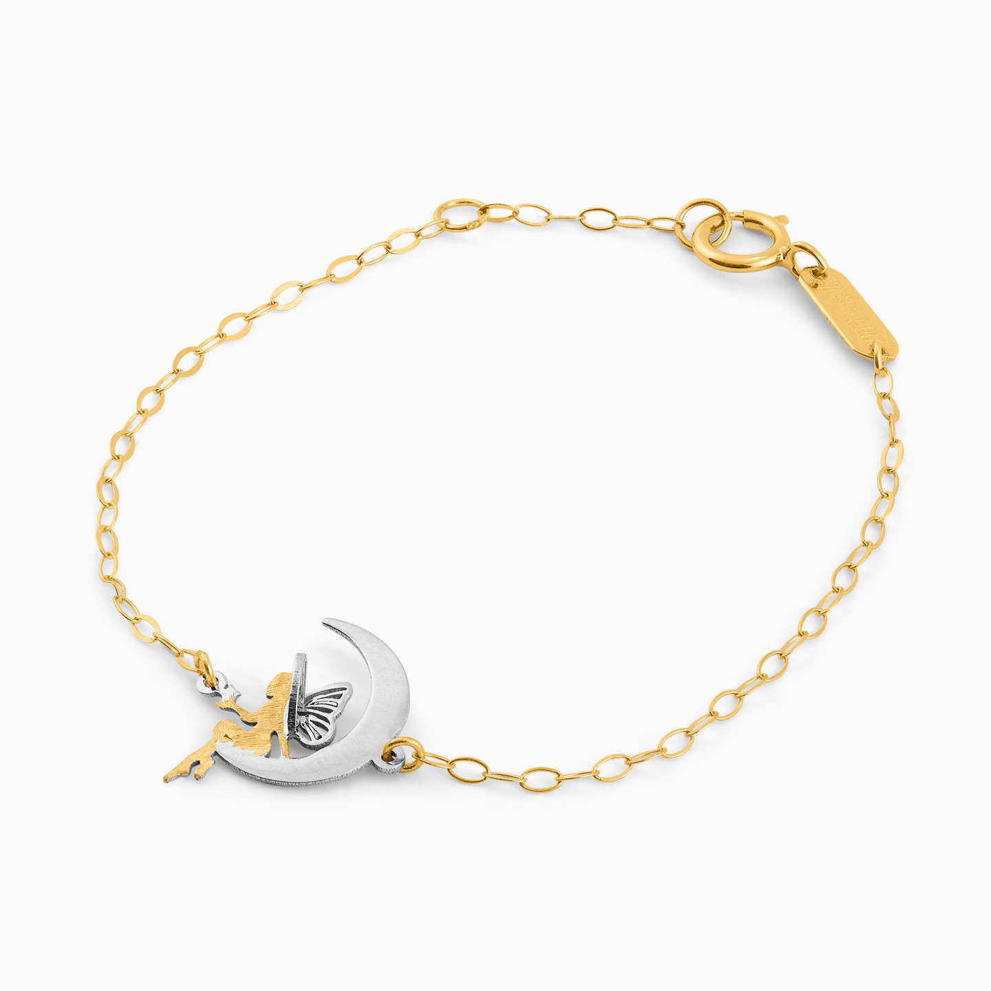 أسورة ذهب جنية عيار 18 قيراط للأطفال - 2