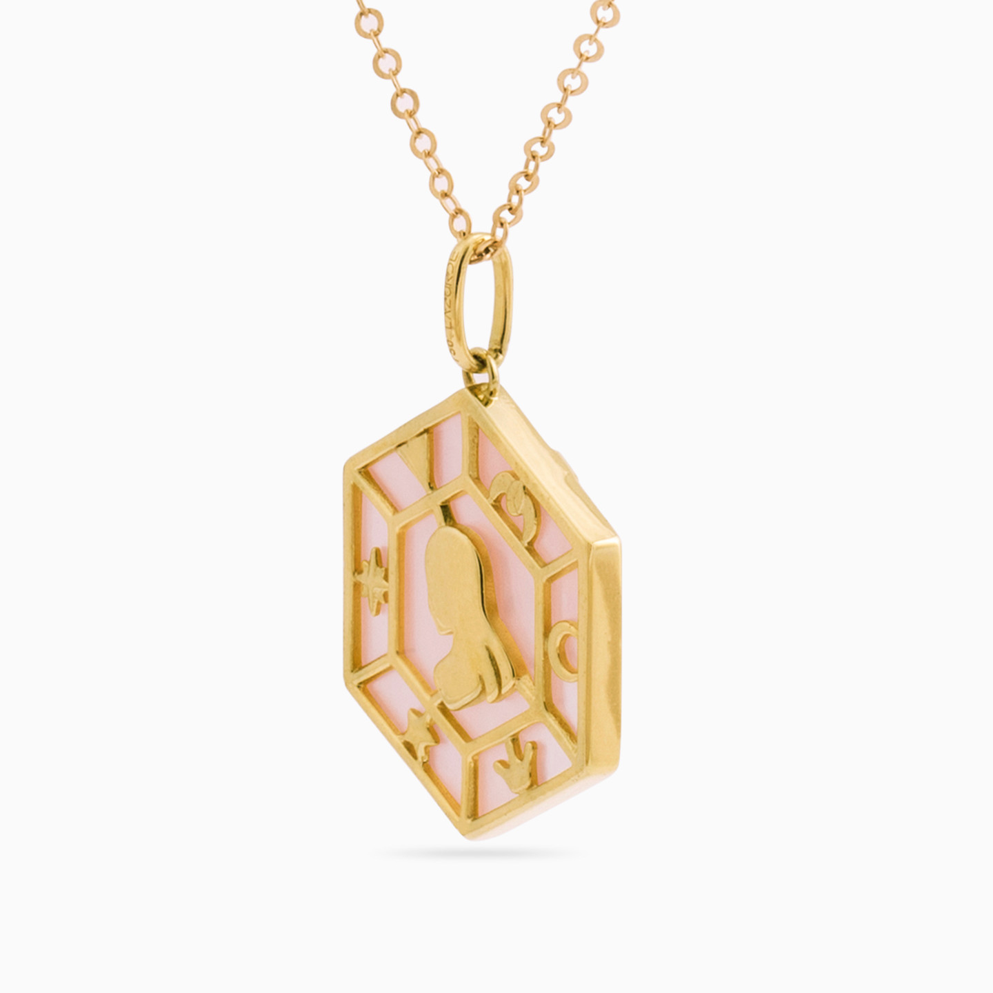Virgo Colored Stones Necklace in 18K Gold - 2 Virgo Colored Stones Necklace in 18K Gold - 2