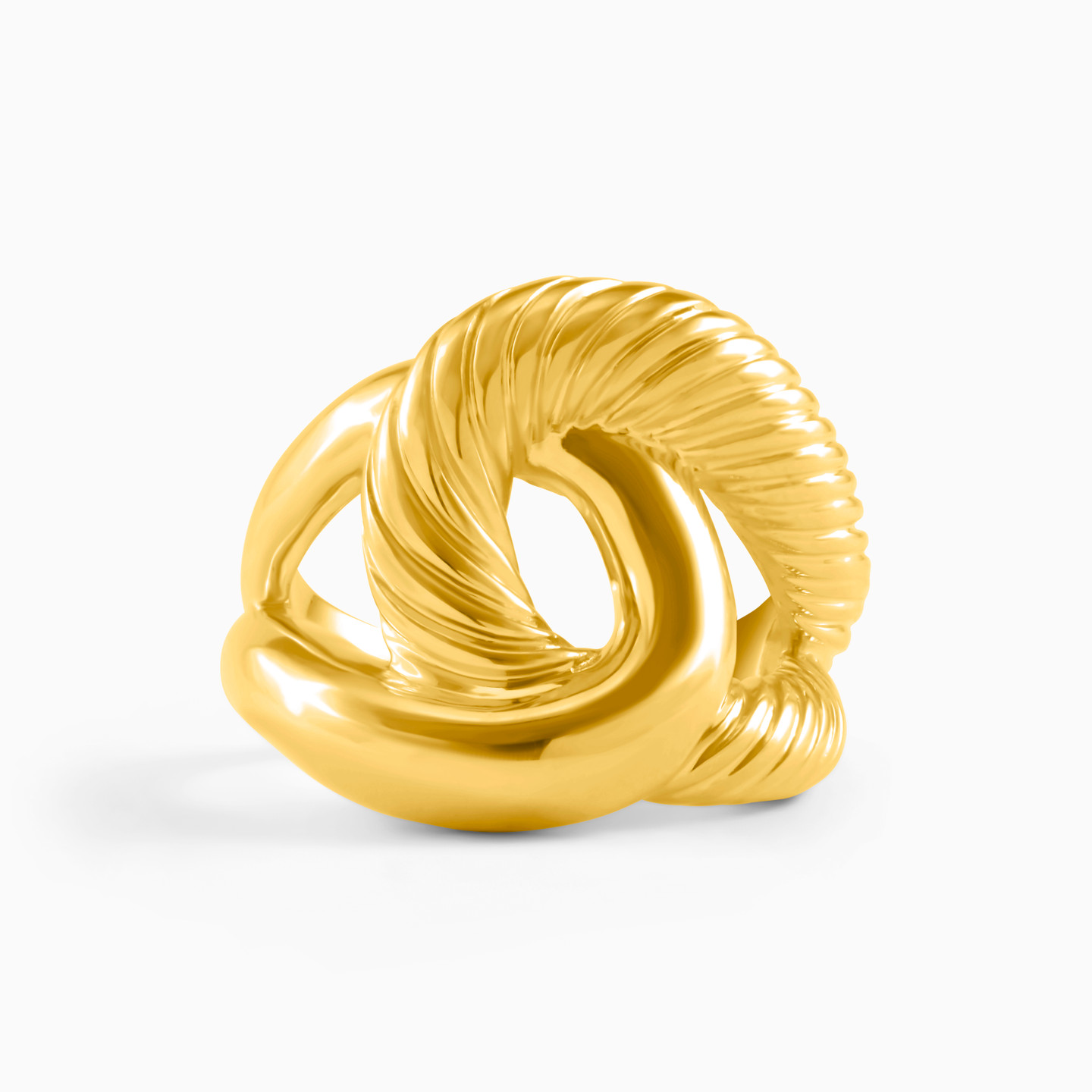 Link Gold Plated Ring Link Gold Plated Ring