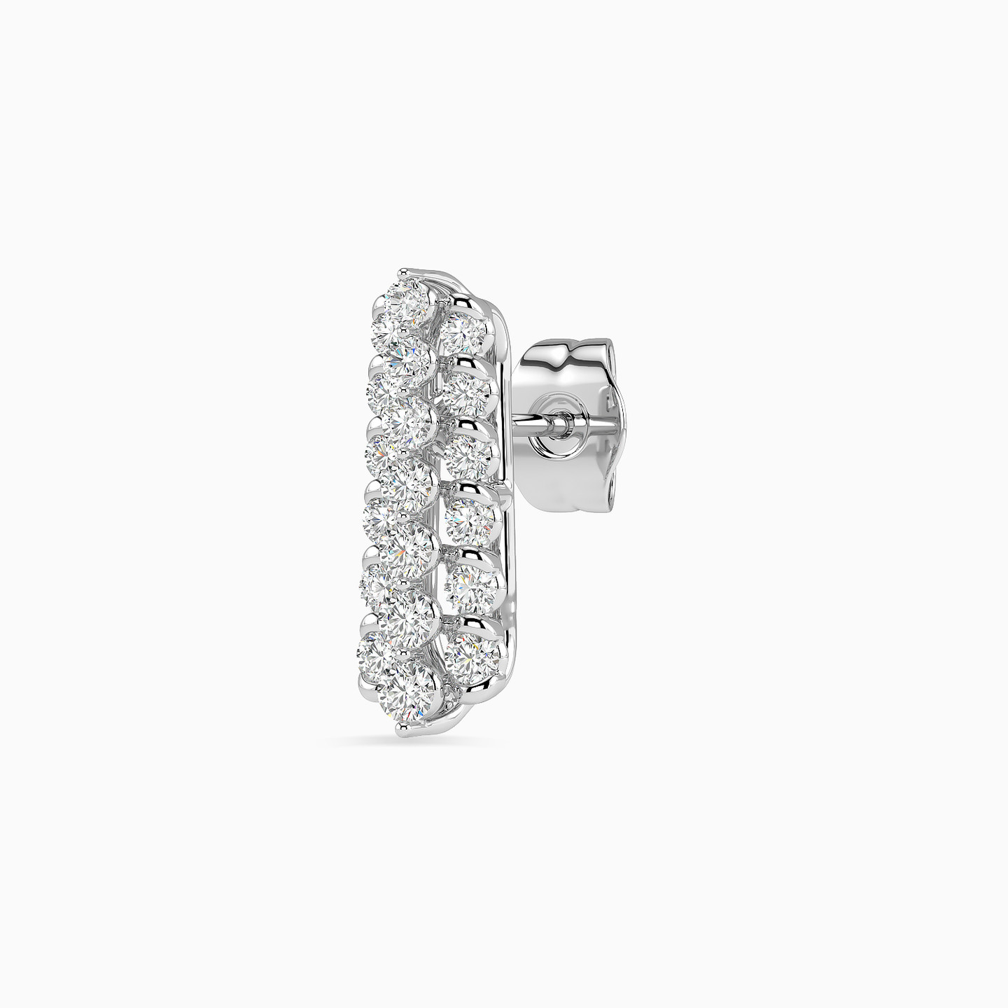 Plait Diamond Drop Earrings in 18K Gold - 4 Plait Diamond Drop Earrings in 18K Gold - 4