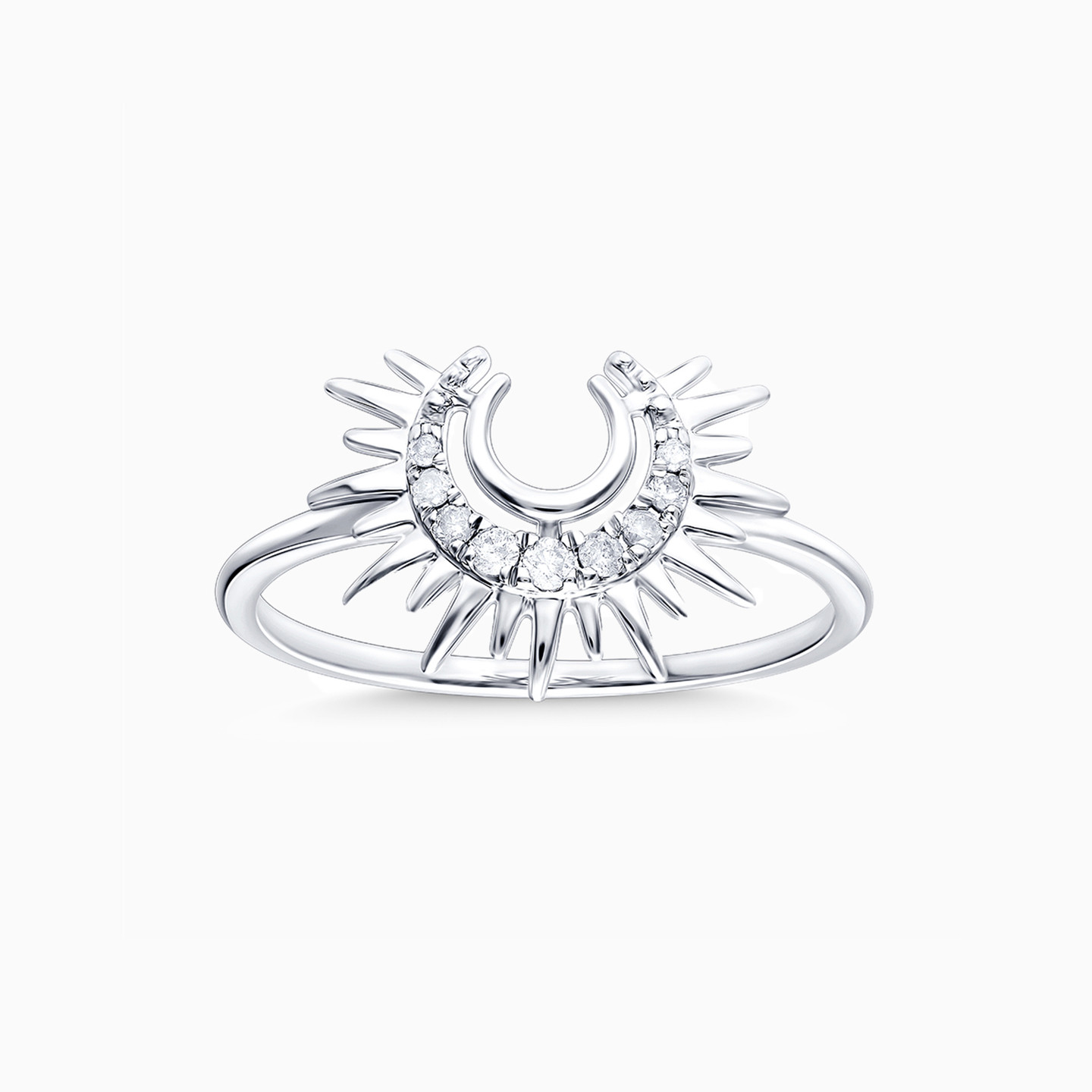 Sunburst Diamond Ring in 18K Gold Sunburst Diamond Ring in 18K Gold
