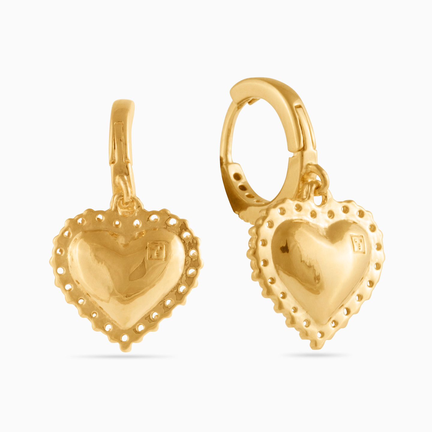 Gold Plated Drop Earrings - 2