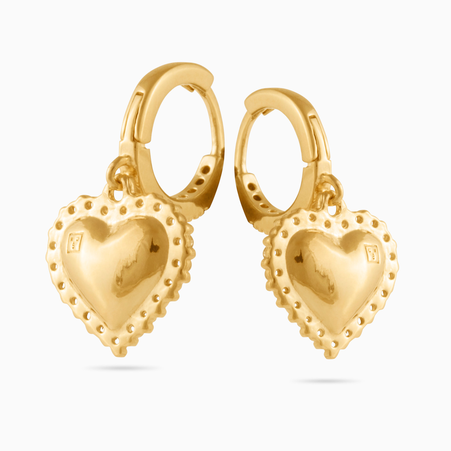 Gold Plated Drop Earrings - 3