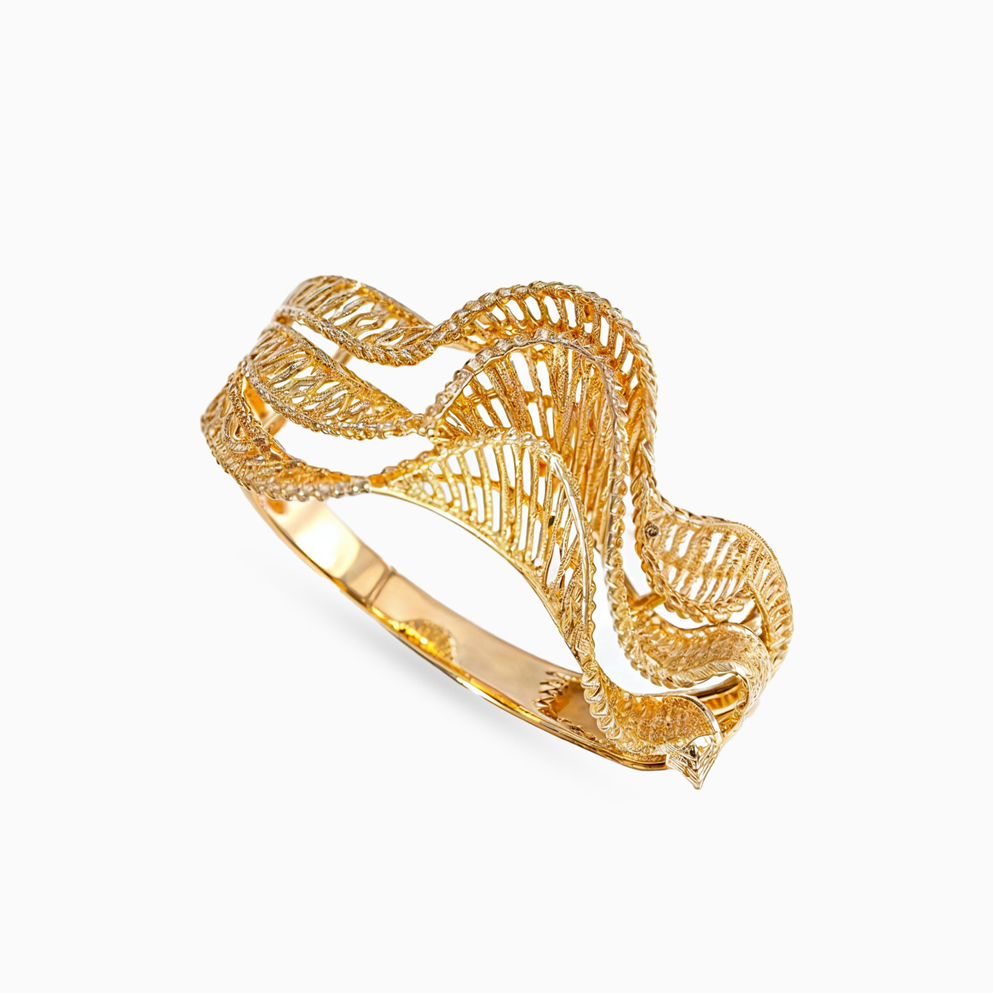 21K Gold Statement Ring