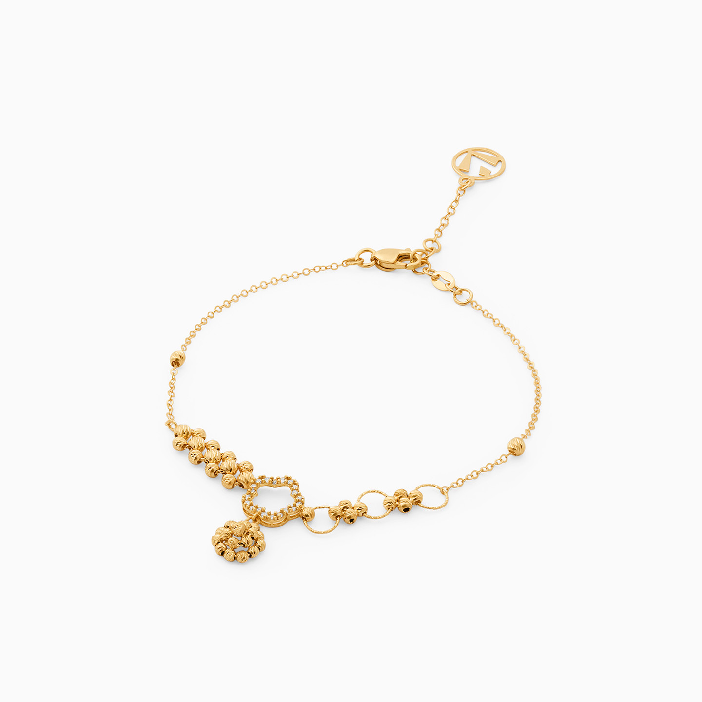 21K Gold Chain Bracelet - 2