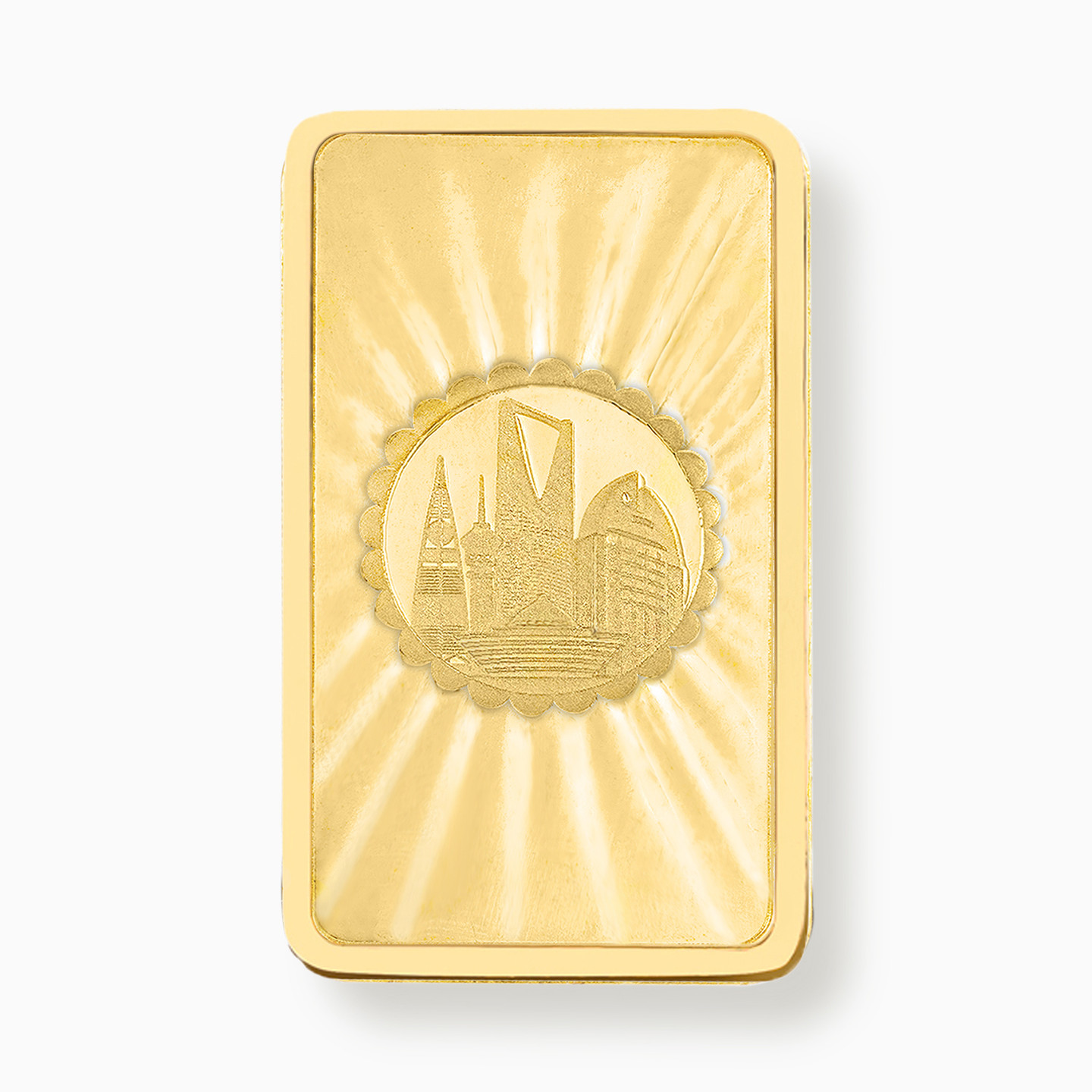 1oz KSA Landmarks Design GoldBar in 24K Gold - 2 1oz KSA Landmarks Design GoldBar in 24K Gold - 2