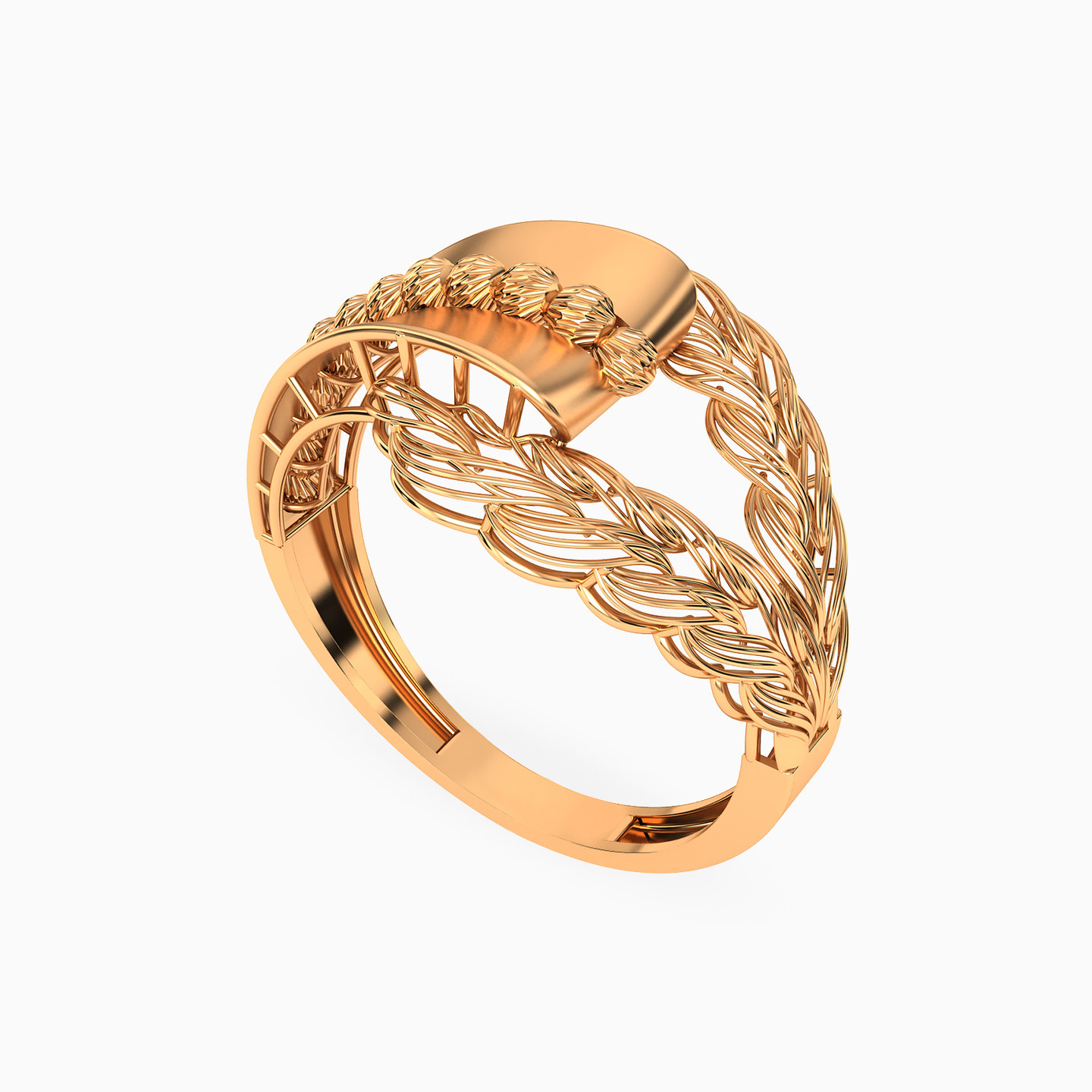 Beaded Full Set in 21K Gold (4 Pieces) - 5 Beaded Full Set in 21K Gold (4 Pieces) - 5