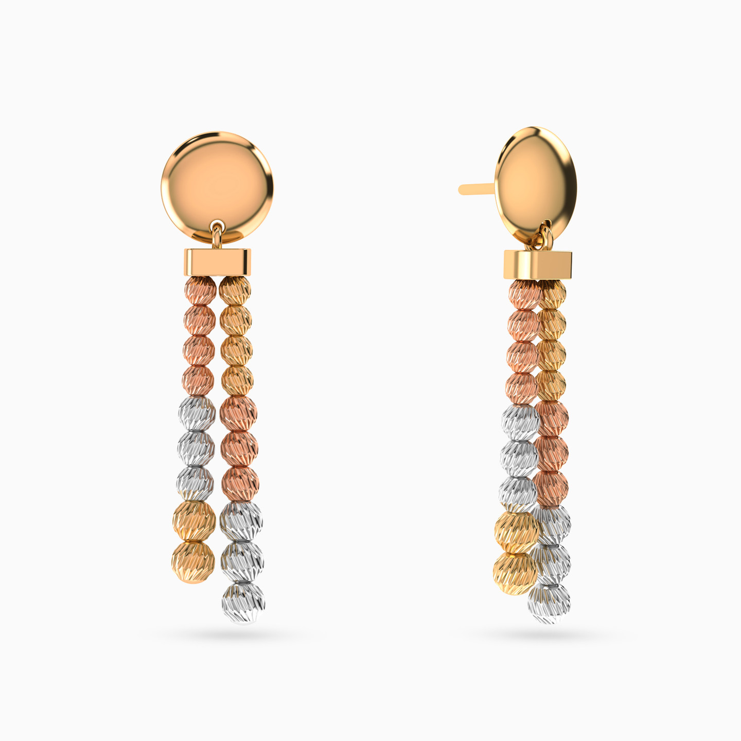 طقم كامل خرز عيار 21 قيراط (4 قطع)   - 6