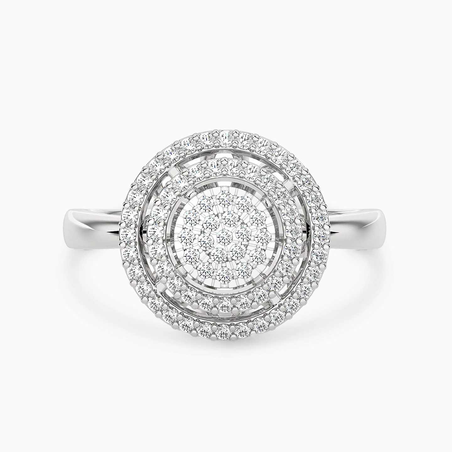 Circle Diamond Ring in 18K Gold Circle Diamond Ring in 18K Gold