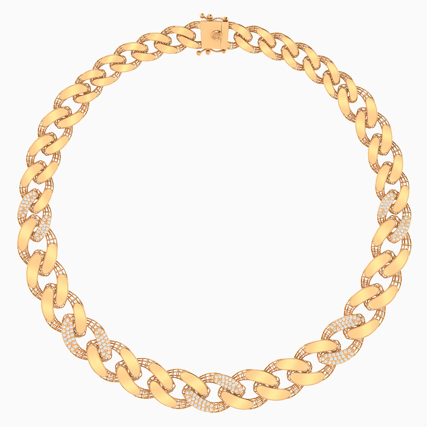 طقم ذهب حلقات عيار 21 قيراط مزين بأحجار الزركون (4 قطع) - 2 طقم ذهب حلقات عيار 21 قيراط مزين بأحجار الزركون (4 قطع) - 2