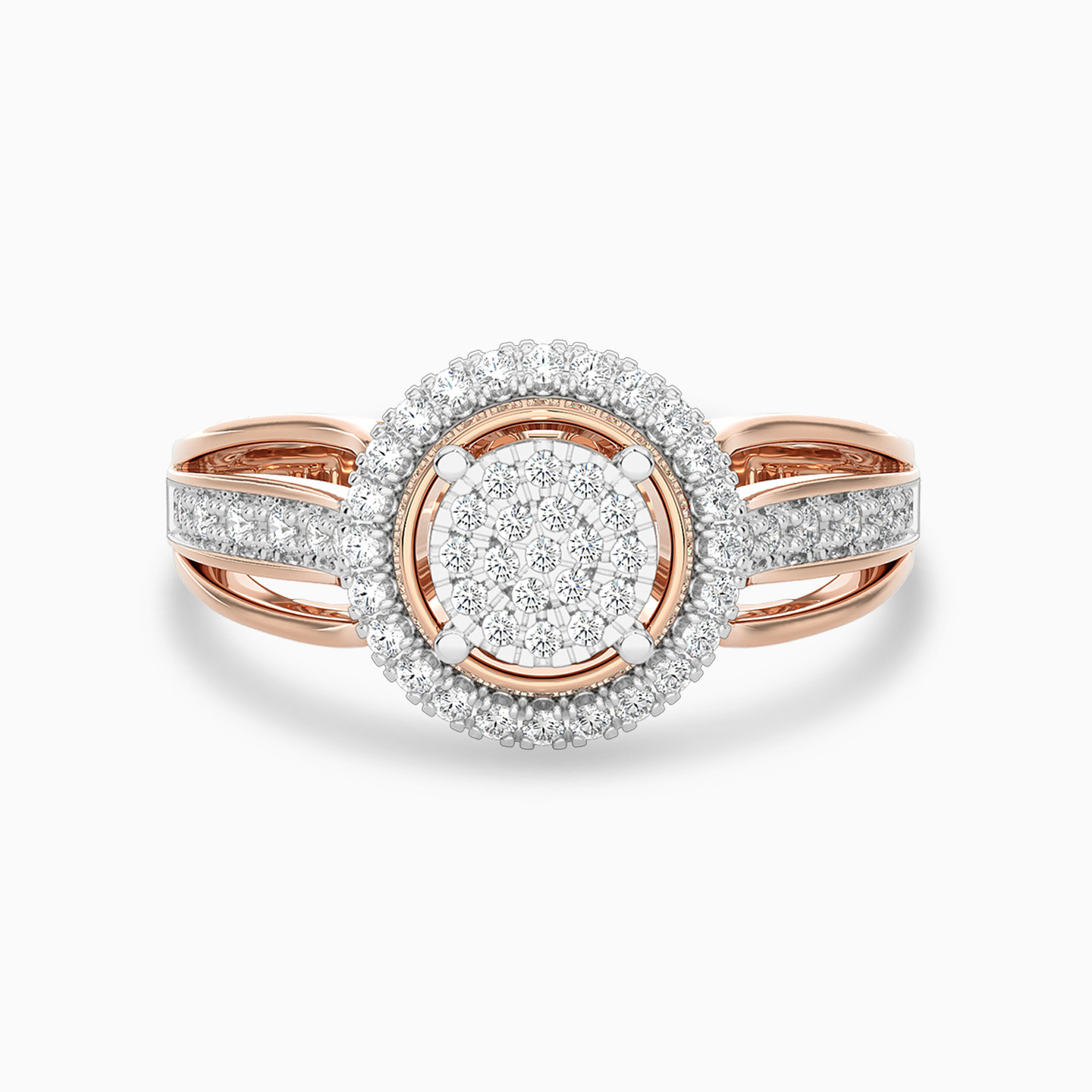 Circle Diamond Ring in 18K Gold Circle Diamond Ring in 18K Gold