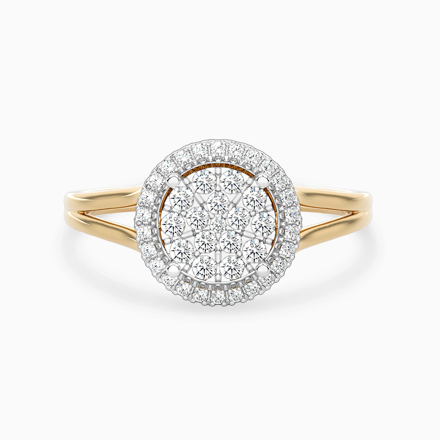 18K Gold Diamond Statement Ring