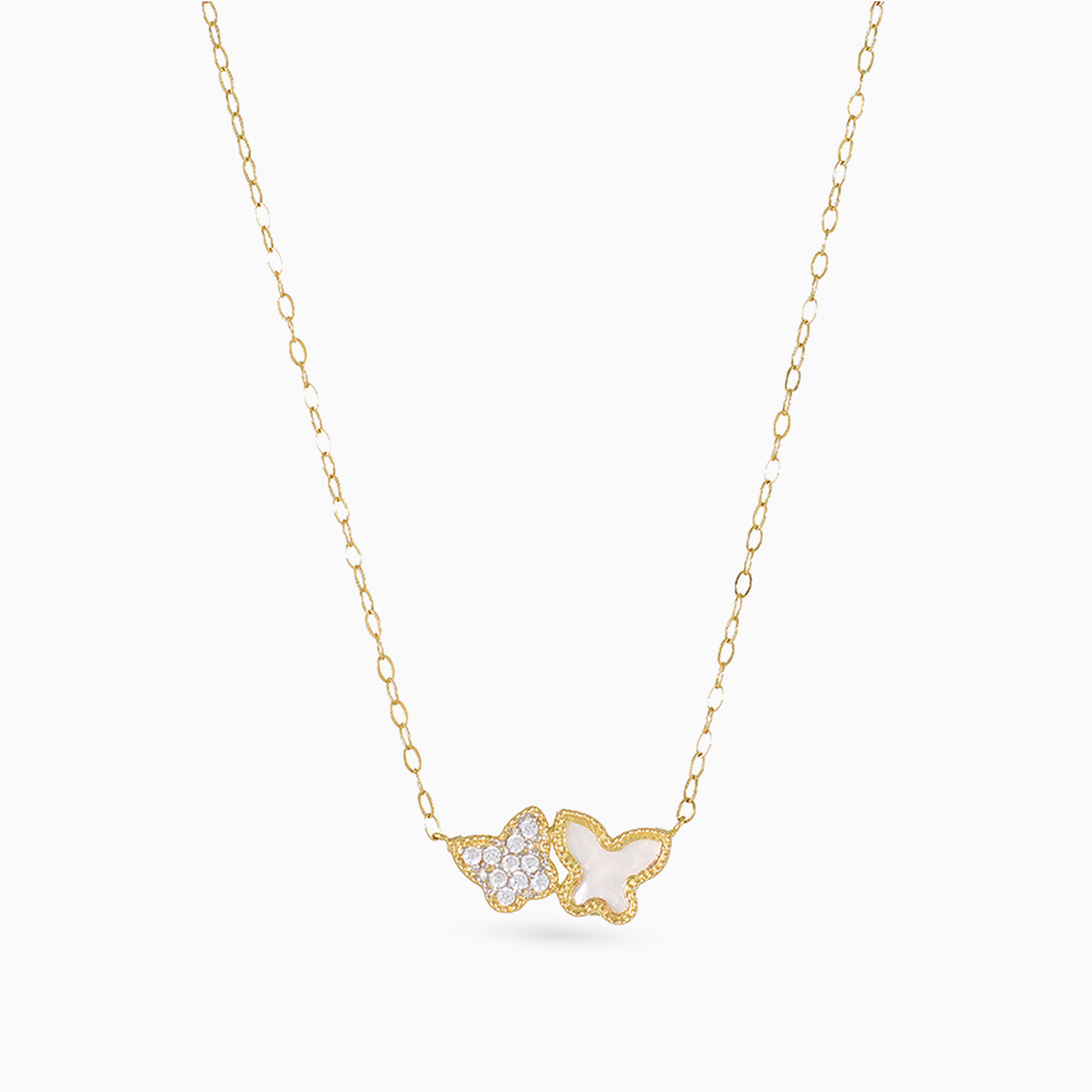 18K Gold Pendant Necklace - 2