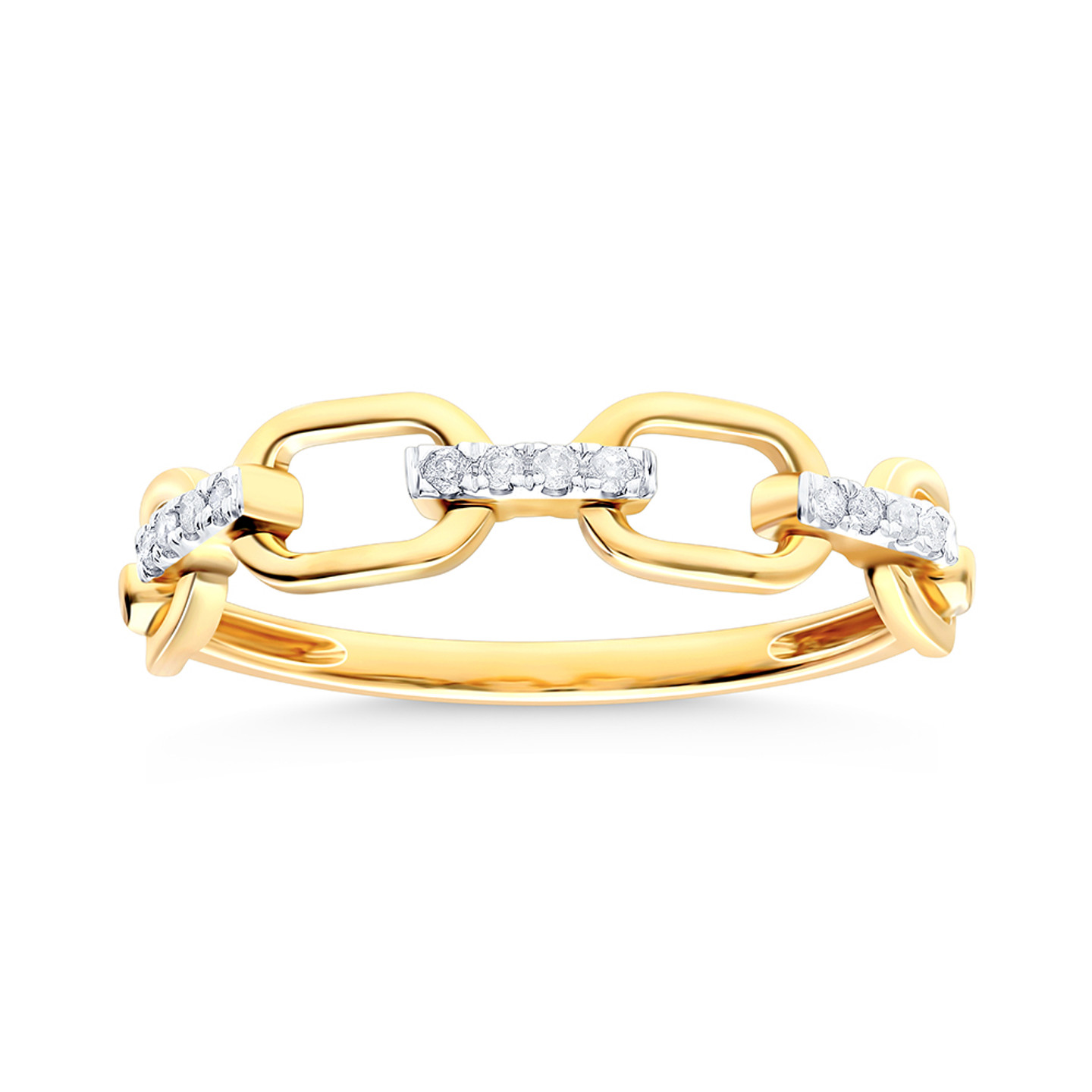 18K Gold Diamond Statement Ring - 2