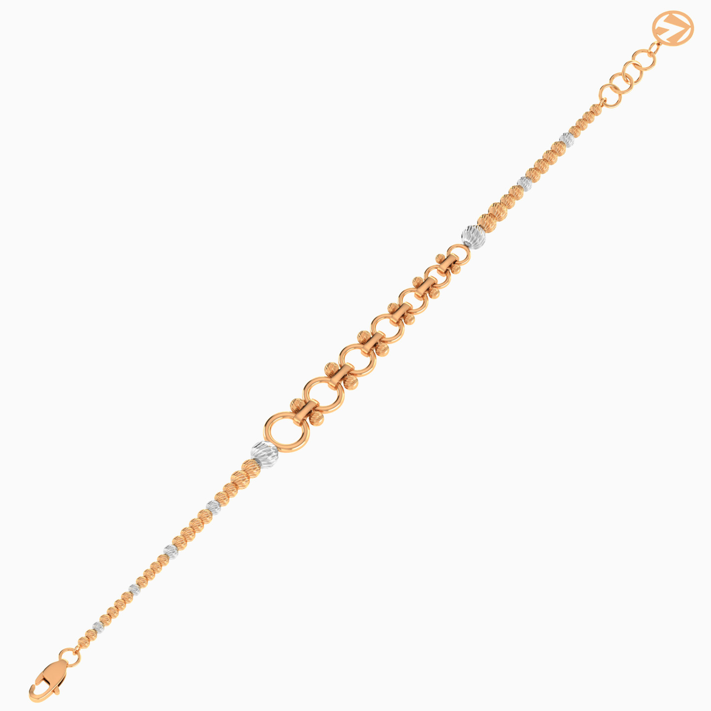 Links Chain Bracelet in 21K Gold - 3 Links Chain Bracelet in 21K Gold - 3