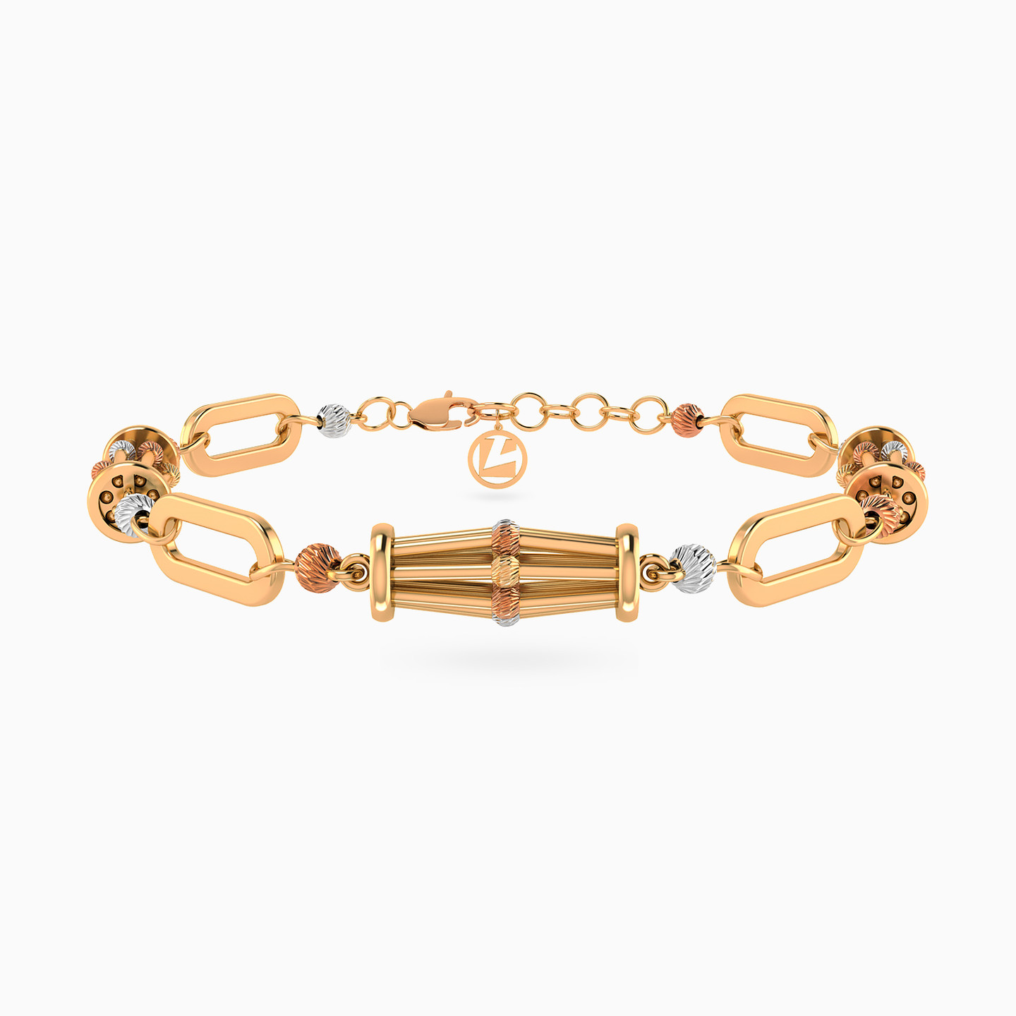 Links Chain Bracelet in 21K Gold Links Chain Bracelet in 21K Gold