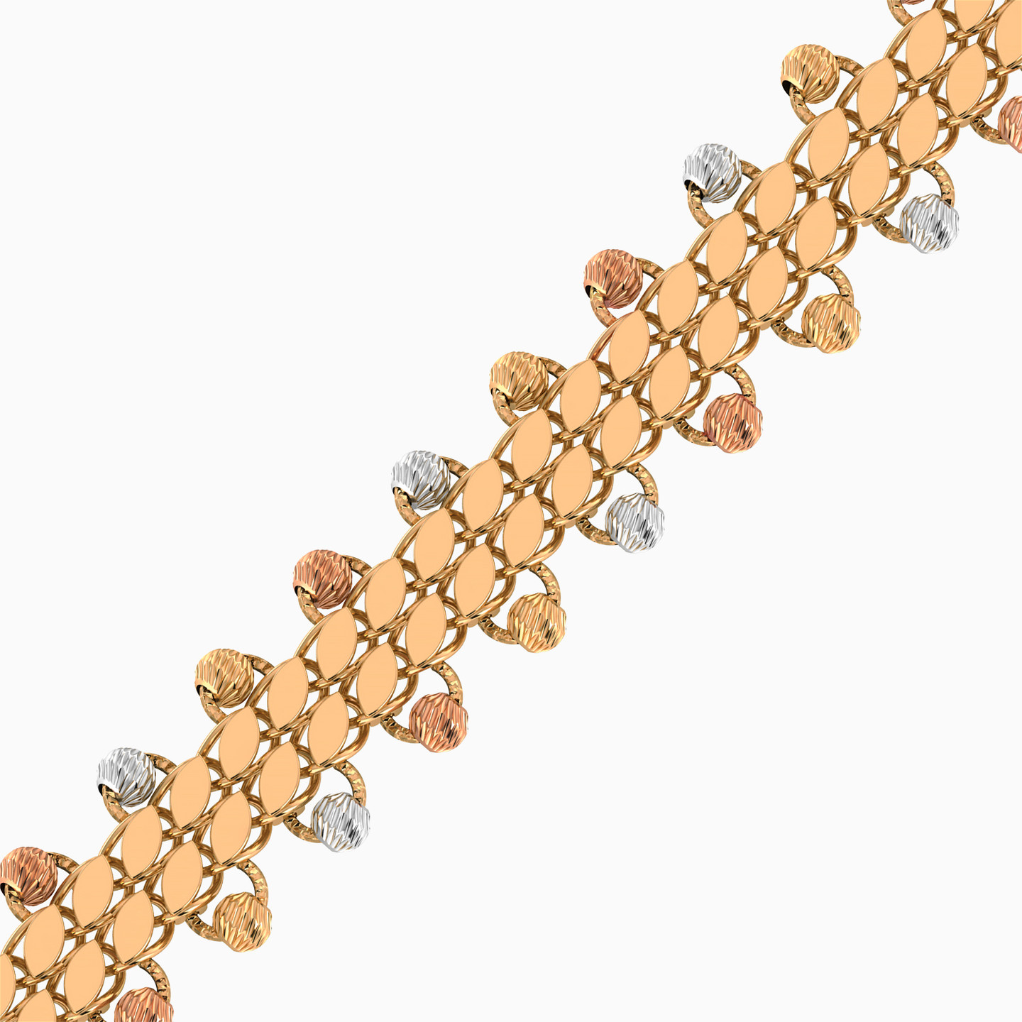 21K Gold Chain Bracelet - 2