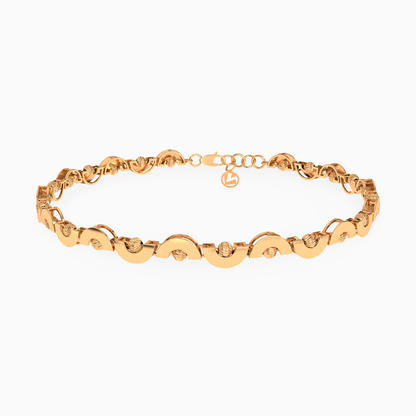 21K Gold Chain Bracelet